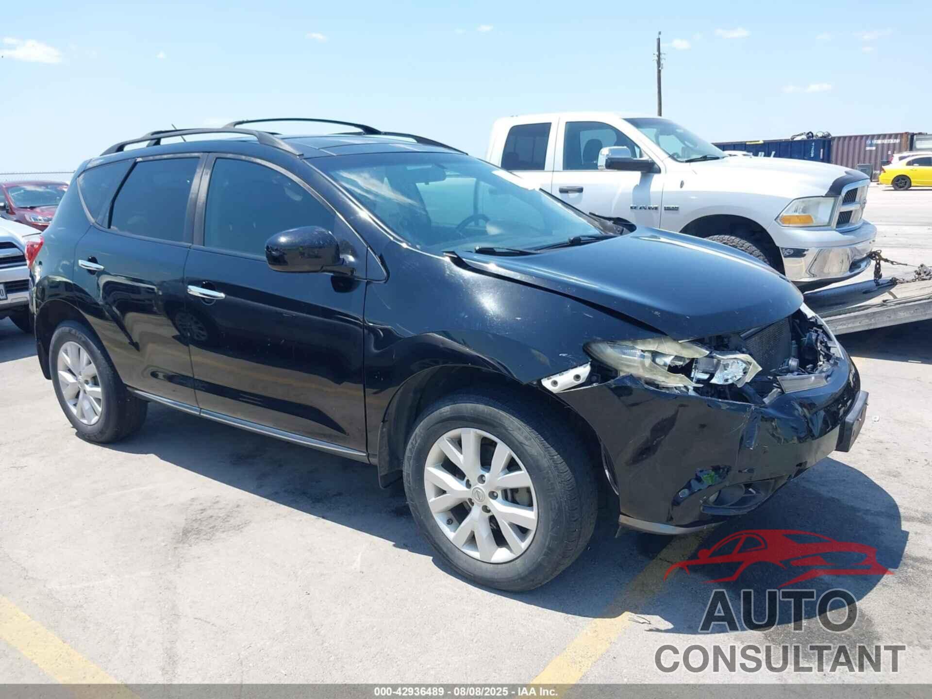 NISSAN MURANO 2012 - JN8AZ1MU5CW100744