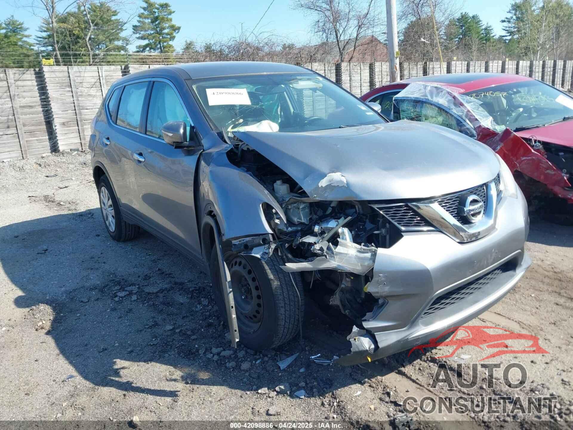 NISSAN ROGUE 2015 - KNMAT2MV5FP583632