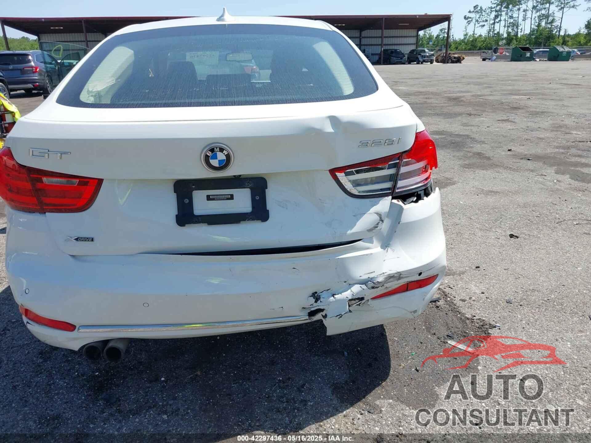 BMW 328I GRAN TURISMO 2015 - WBA8Z5C55FD672244