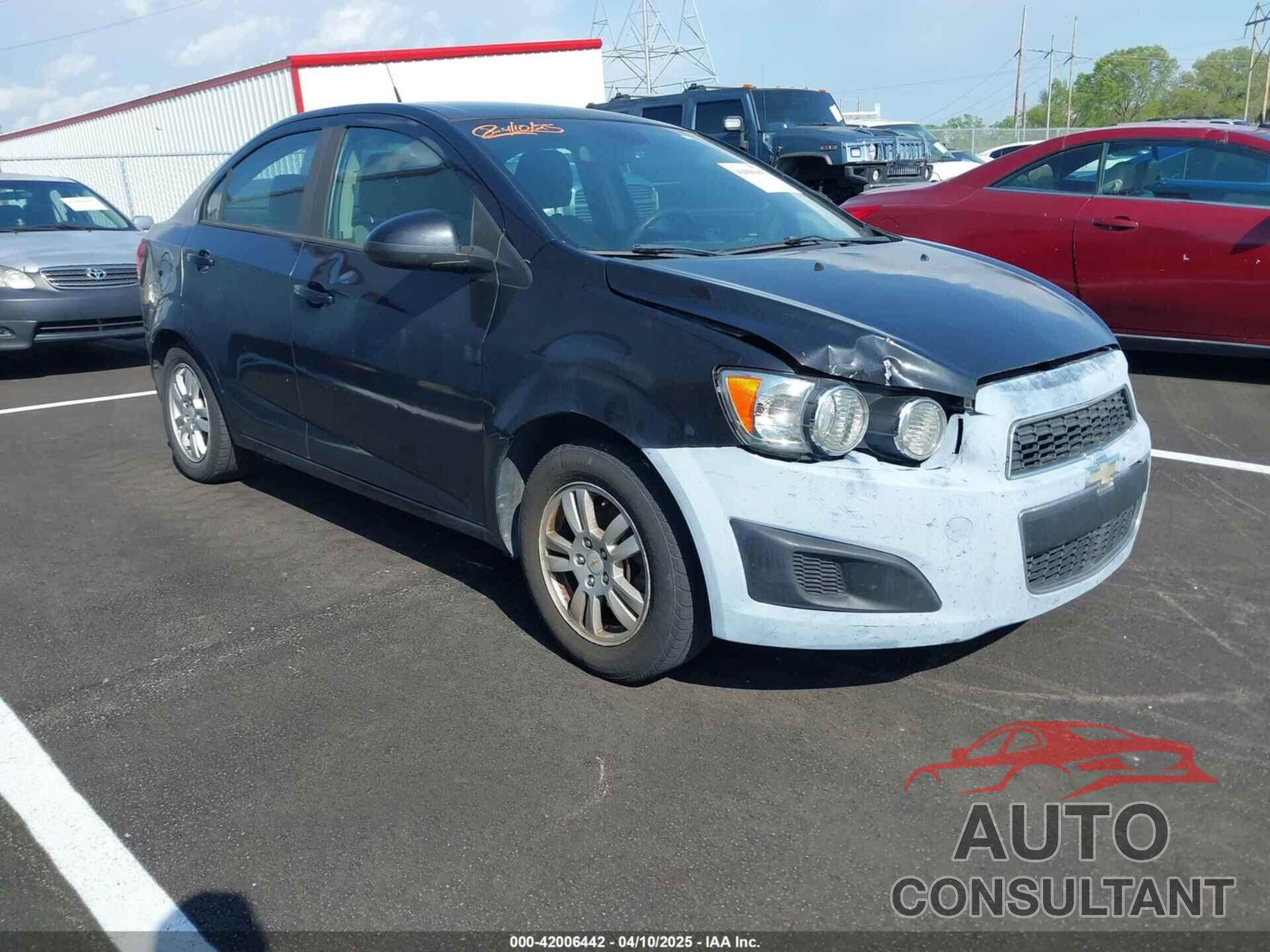 CHEVROLET SONIC 2012 - 1G1JA5SH8C4176186