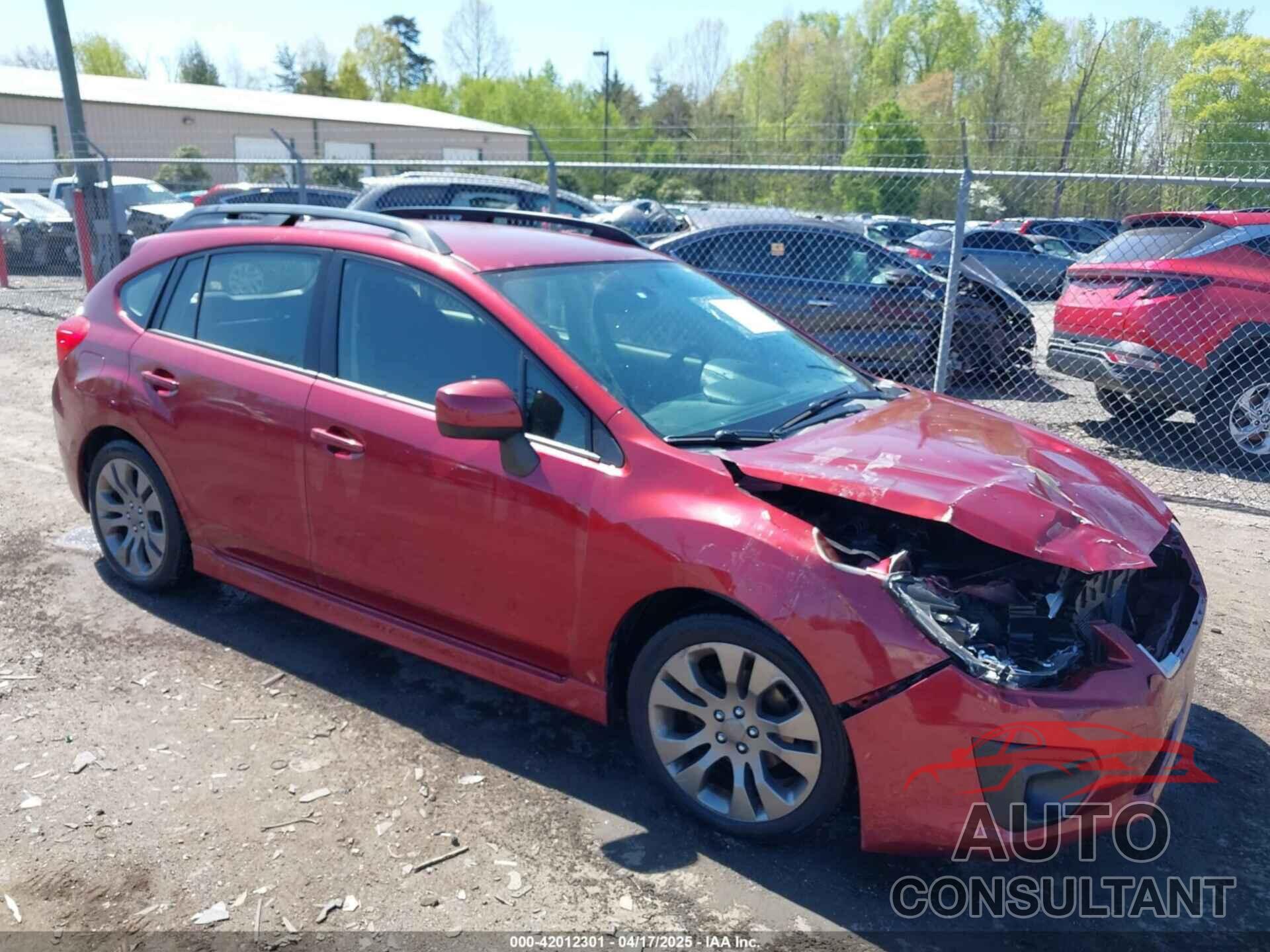 SUBARU IMPREZA 2013 - JF1GPAL61DH824814
