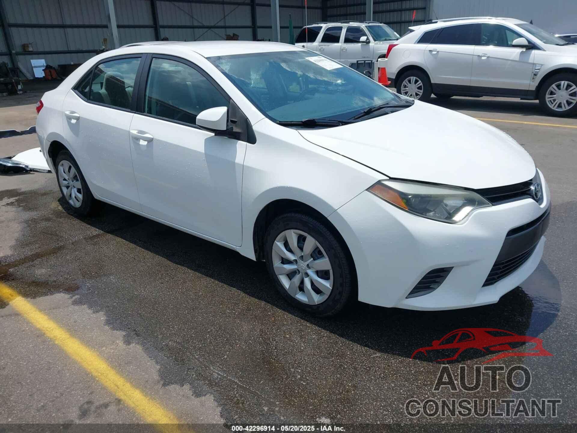 TOYOTA COROLLA 2016 - 5YFBURHE9GP521784
