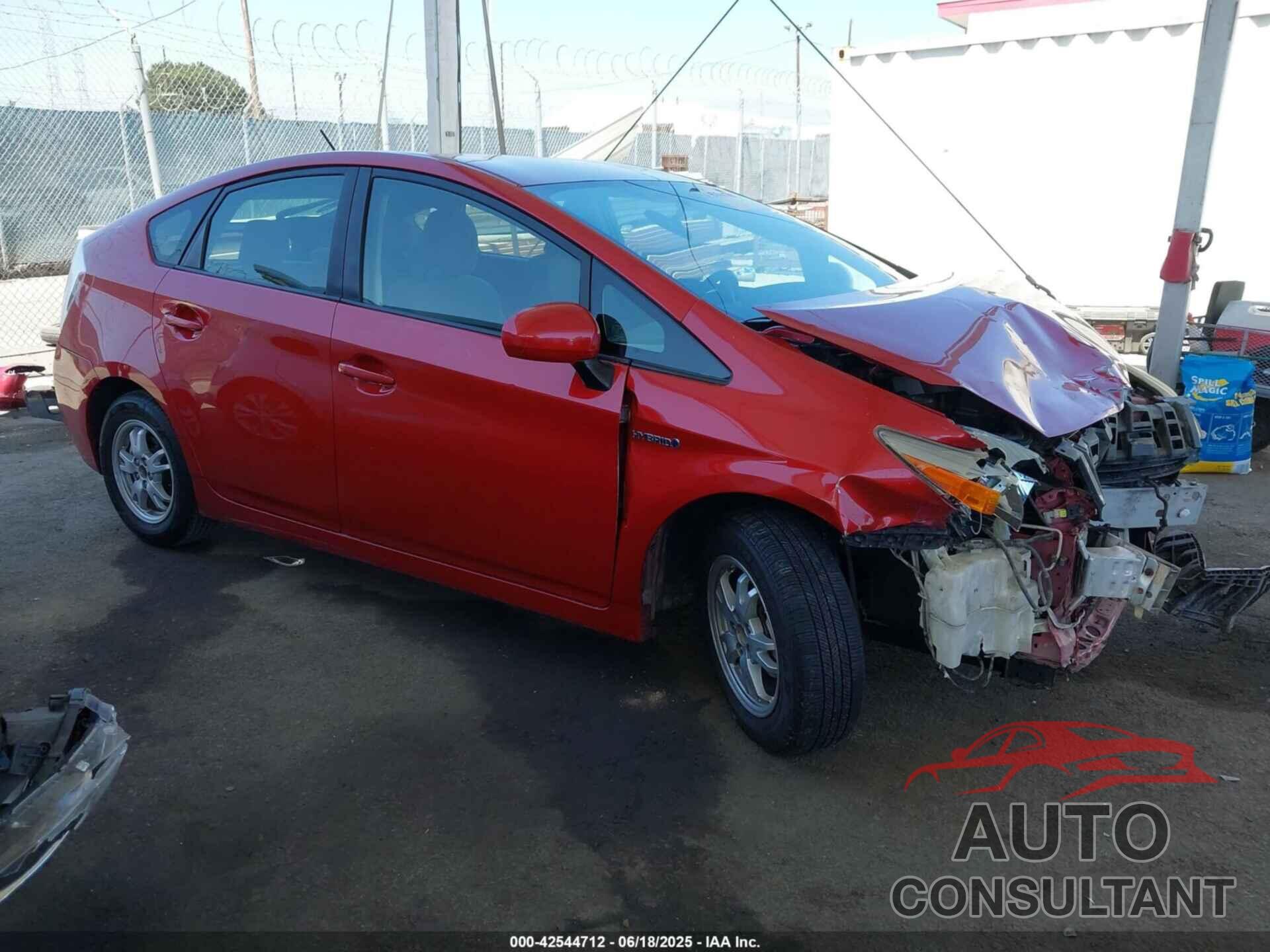 TOYOTA PRIUS 2010 - JTDKN3DU5A0180618