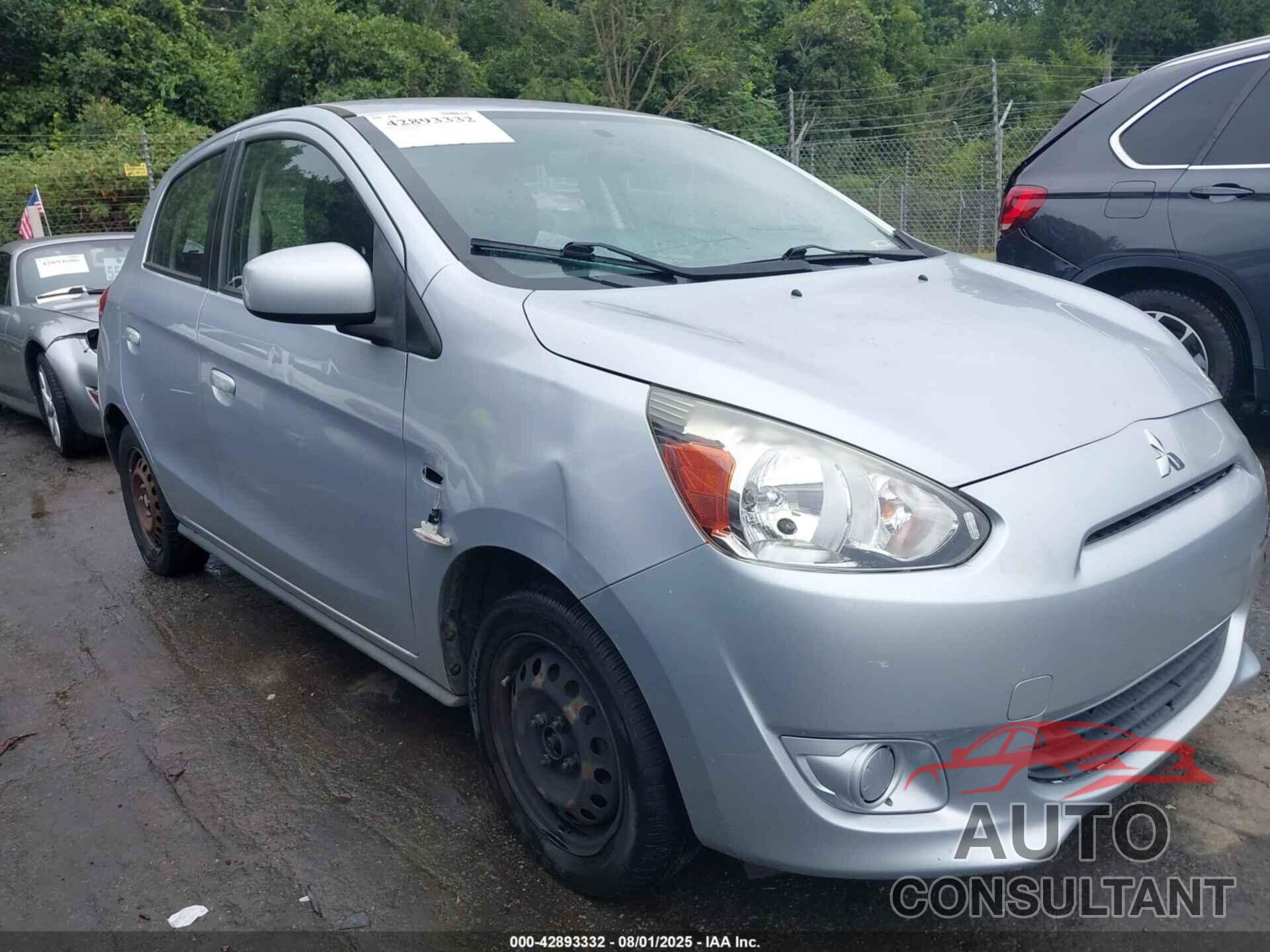 MITSUBISHI MIRAGE 2015 - ML32A3HJ5FH058736