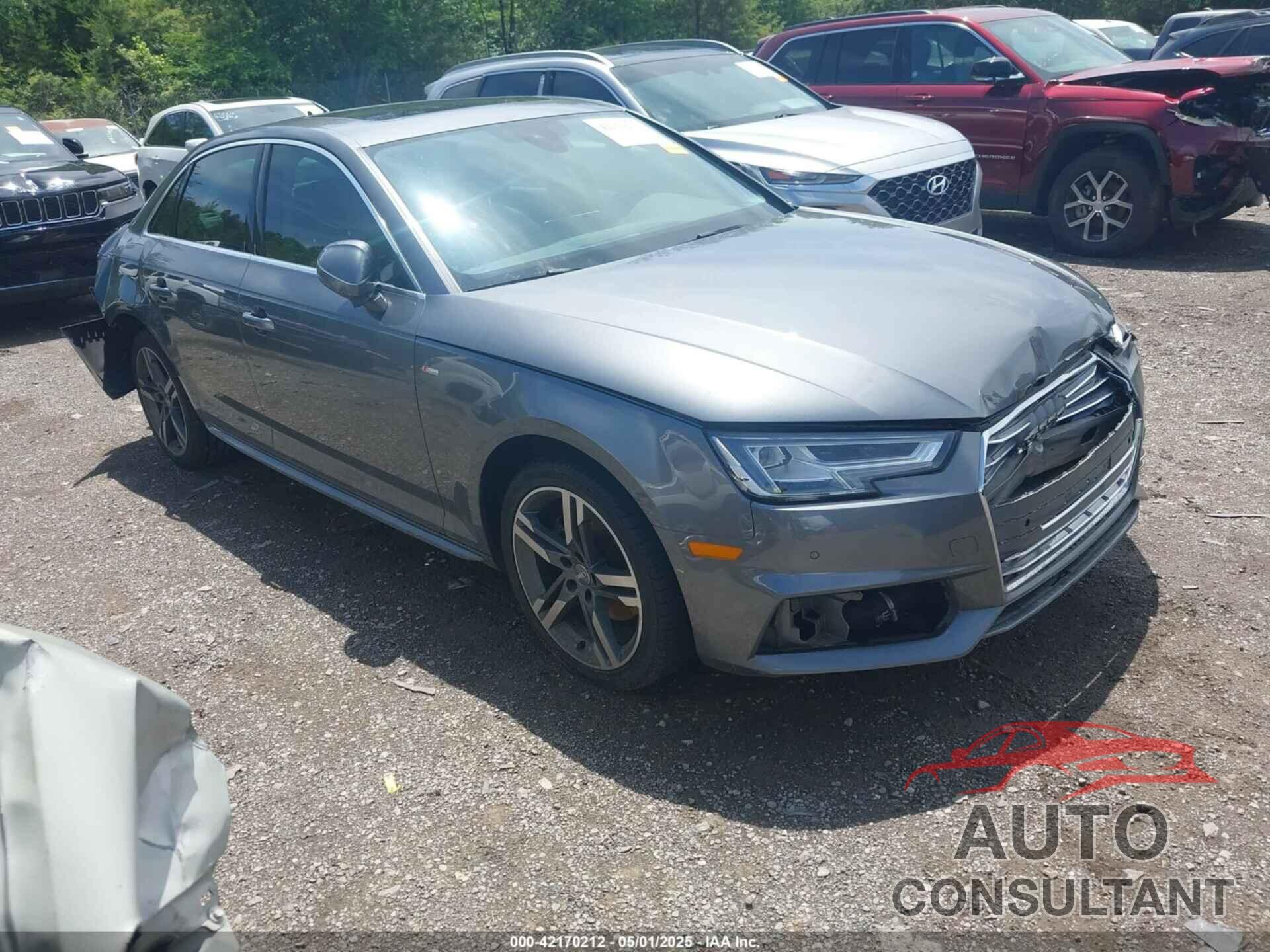 AUDI A4 2018 - WAULMAF43JA221344