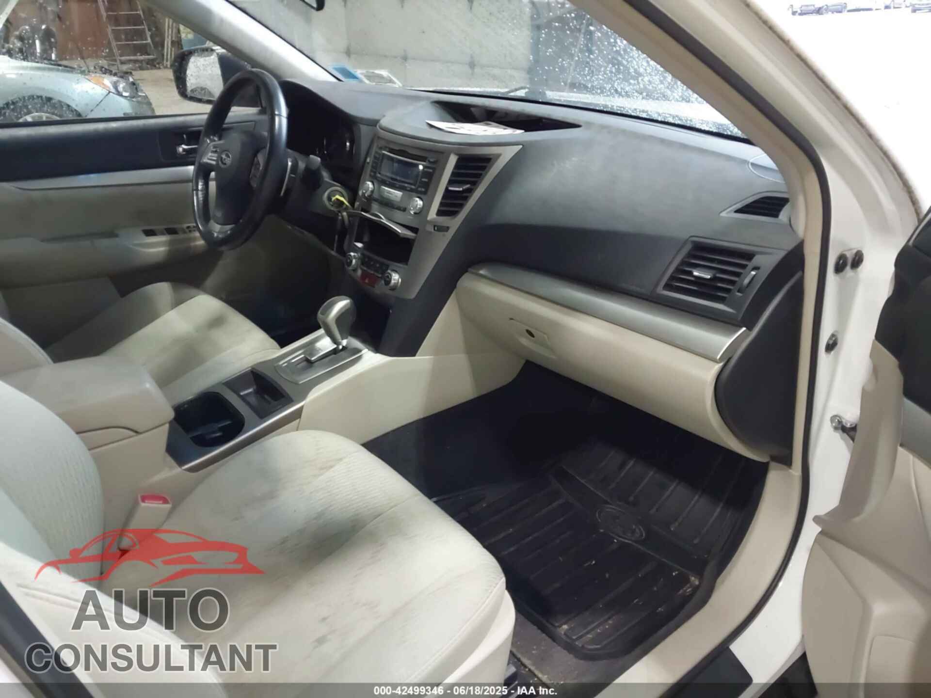 SUBARU OUTBACK 2012 - 4S4BRBBC5C3211288
