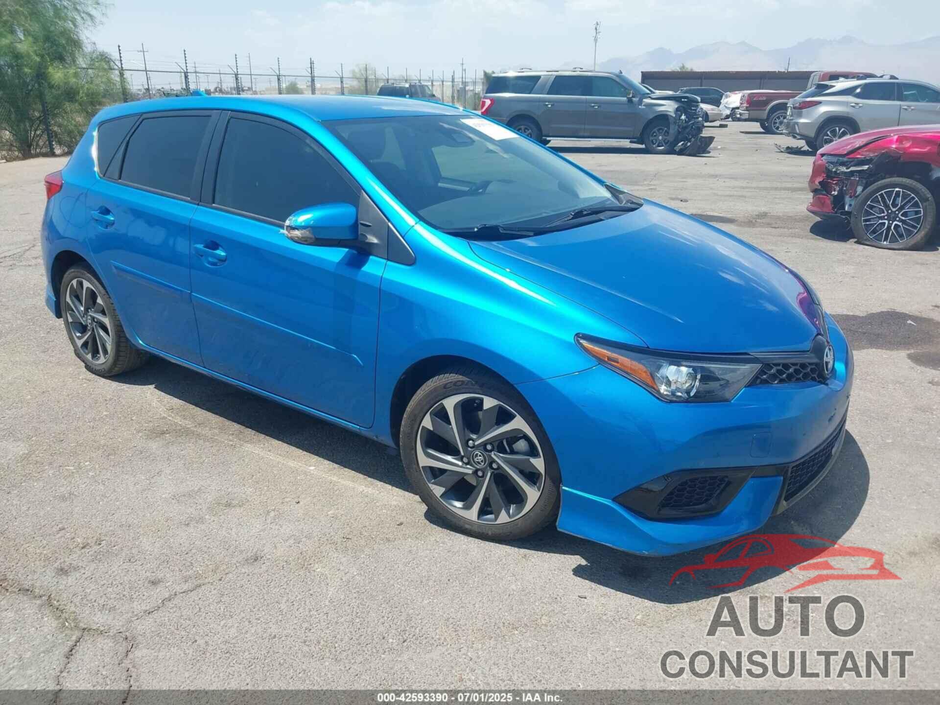 TOYOTA COROLLA IM 2018 - JTNKARJE6JJ557054
