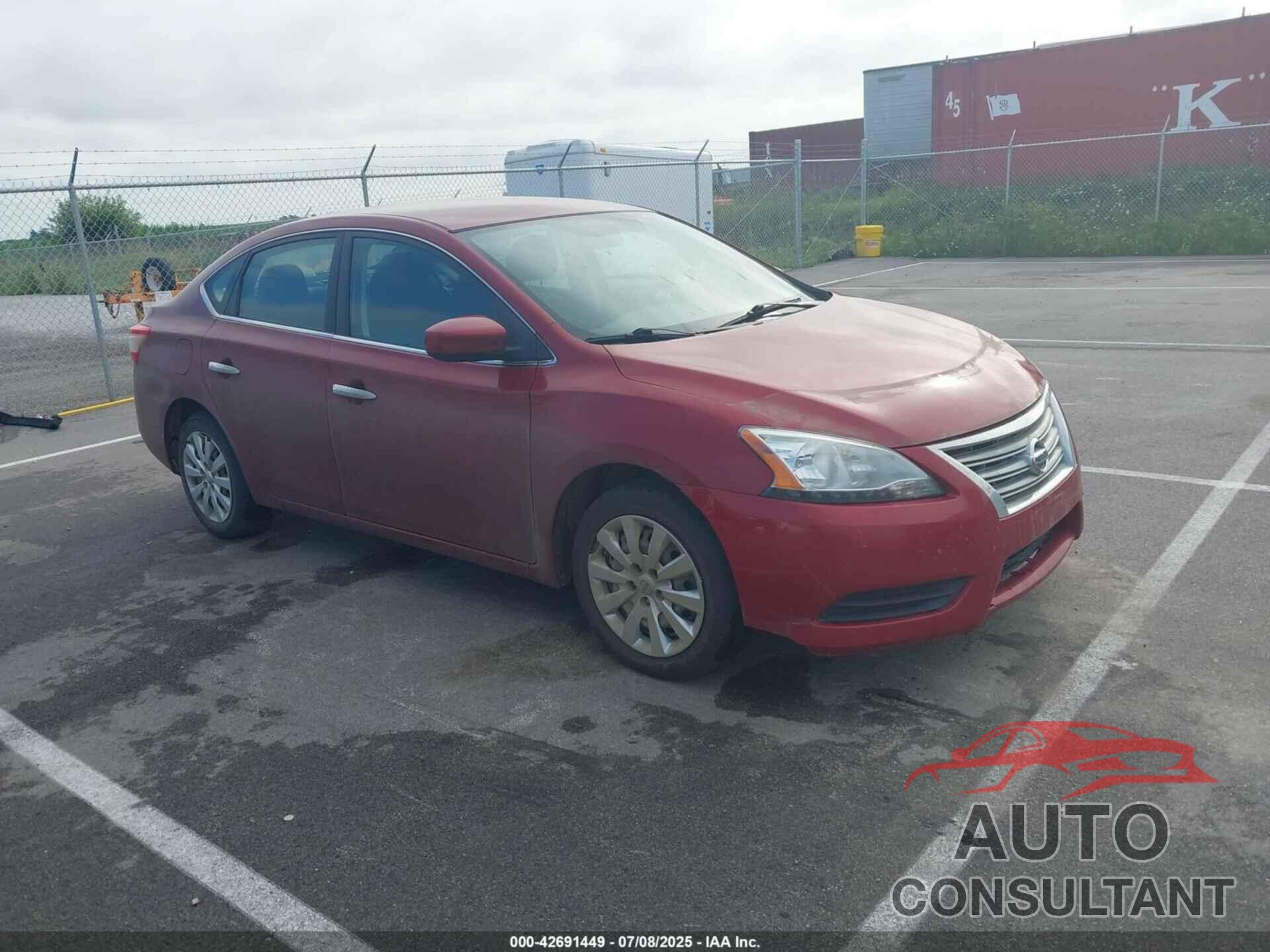 NISSAN SENTRA 2015 - 3N1AB7APXFL657809