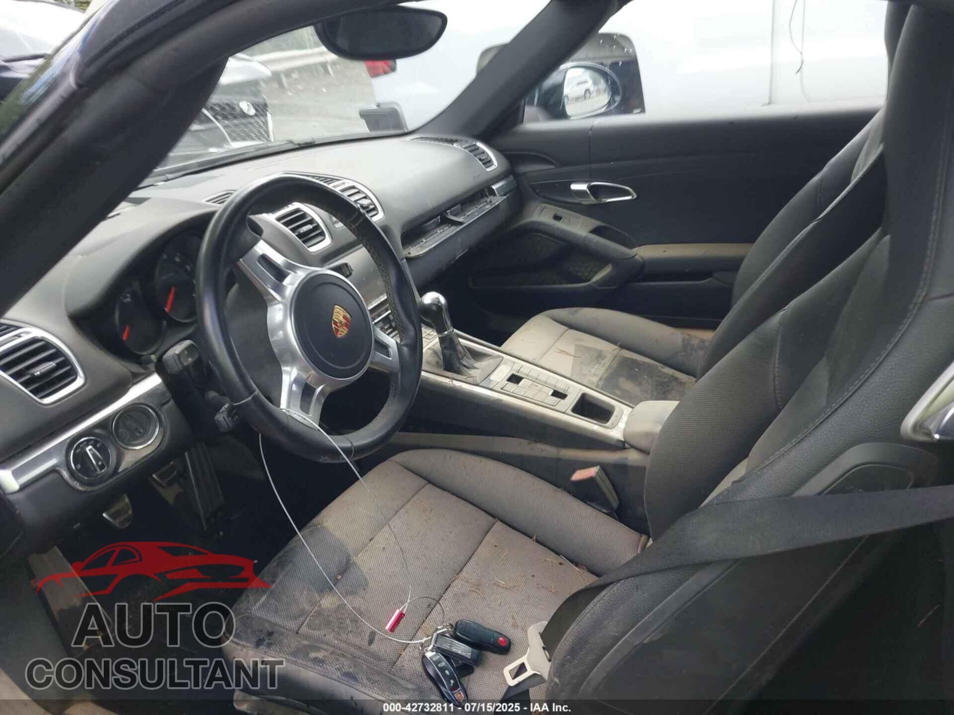 PORSCHE BOXSTER 2015 - WP0CA2A8XFS120105