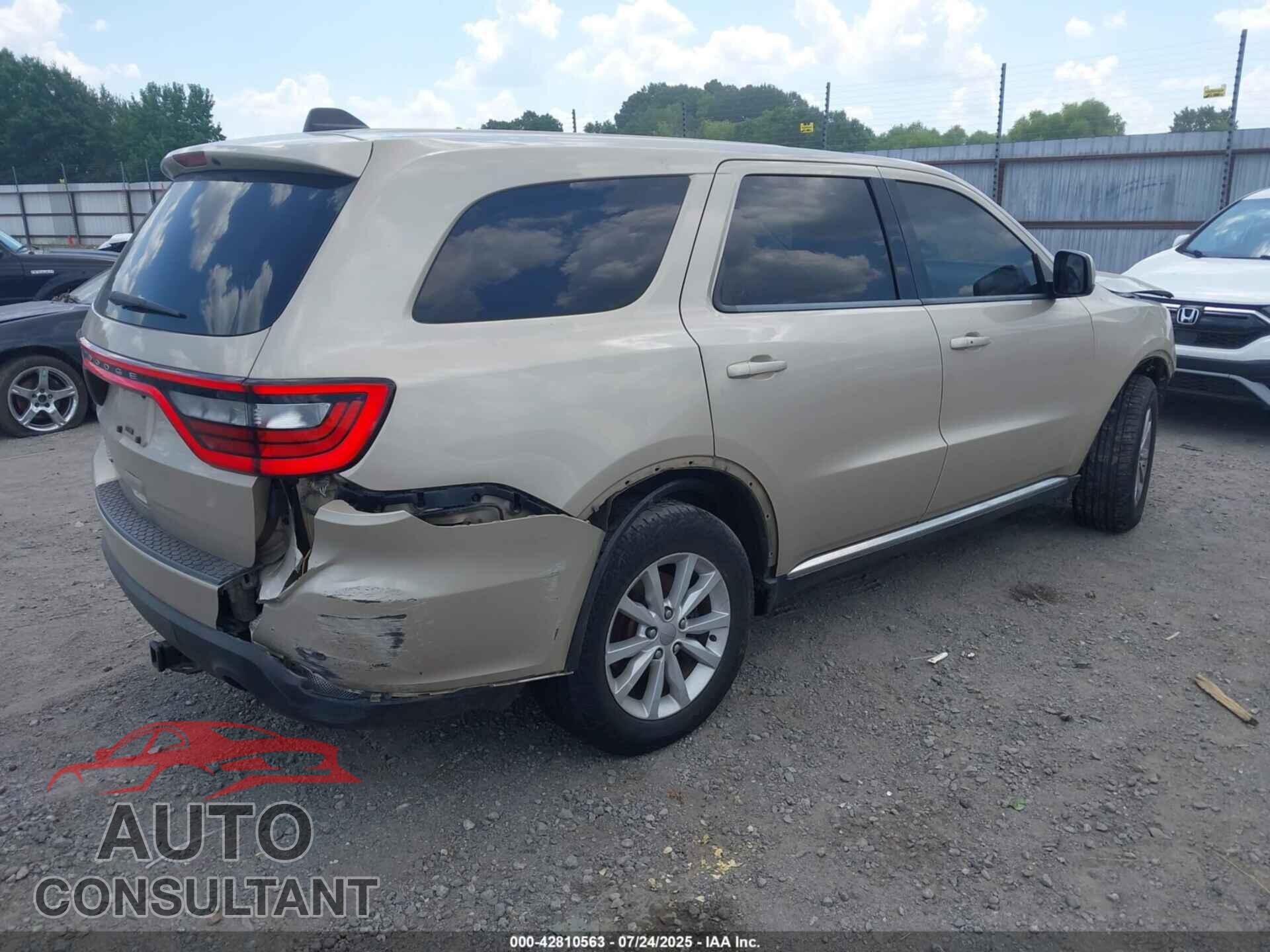 DODGE DURANGO 2015 - 1C4RDJAGXFC127942
