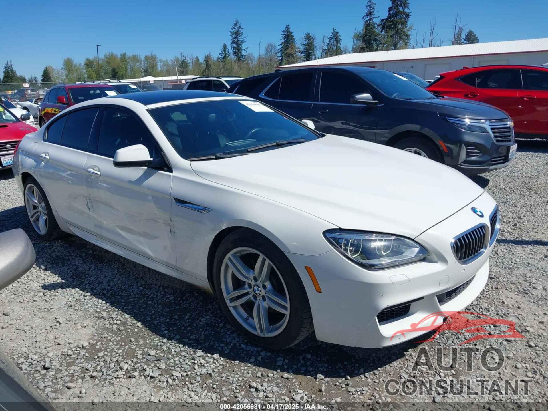 BMW 640I GRAN COUPE 2014 - WBA6A0C57ED317446