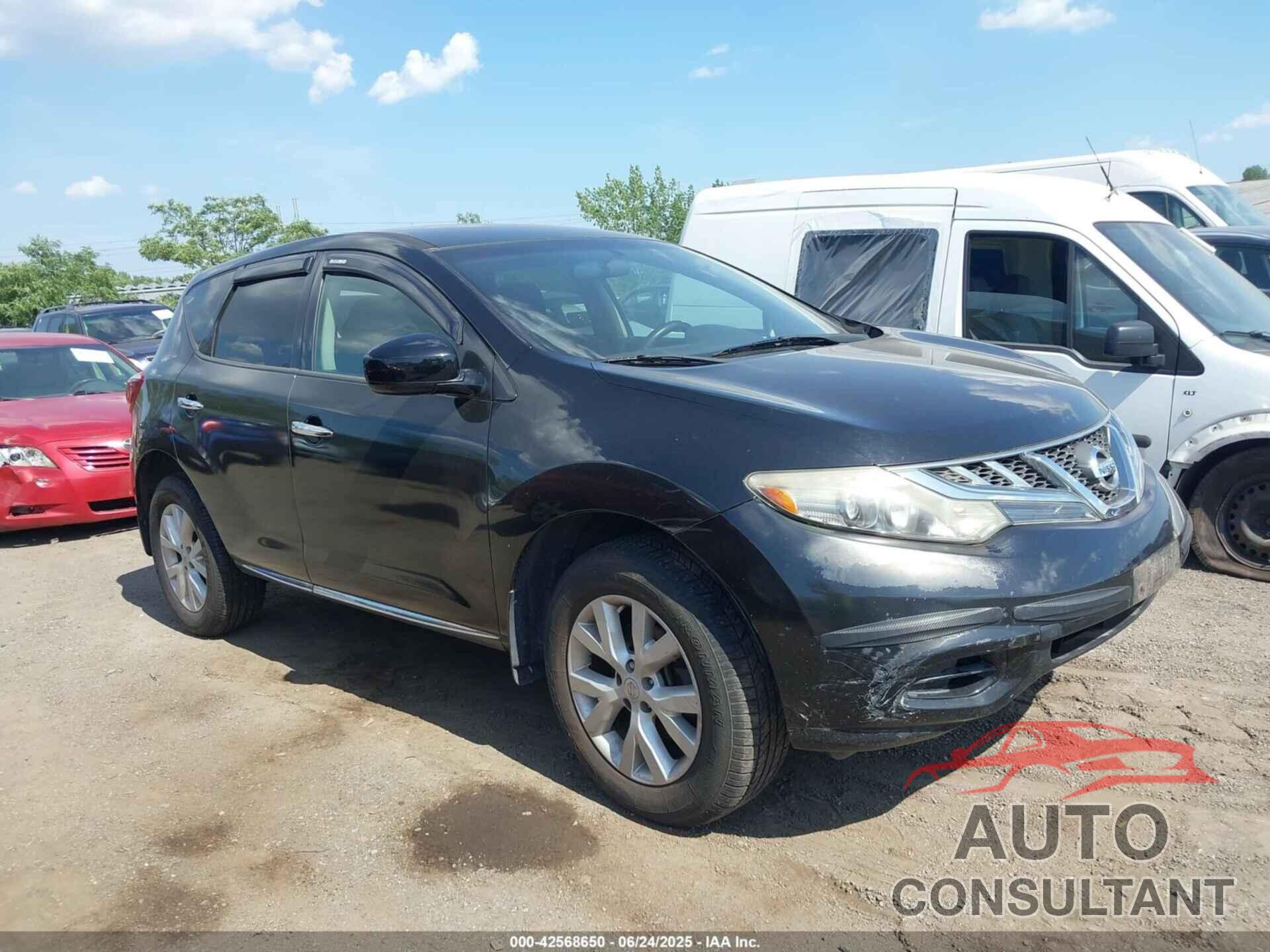 NISSAN MURANO 2012 - JN8AZ1MU0CW108847