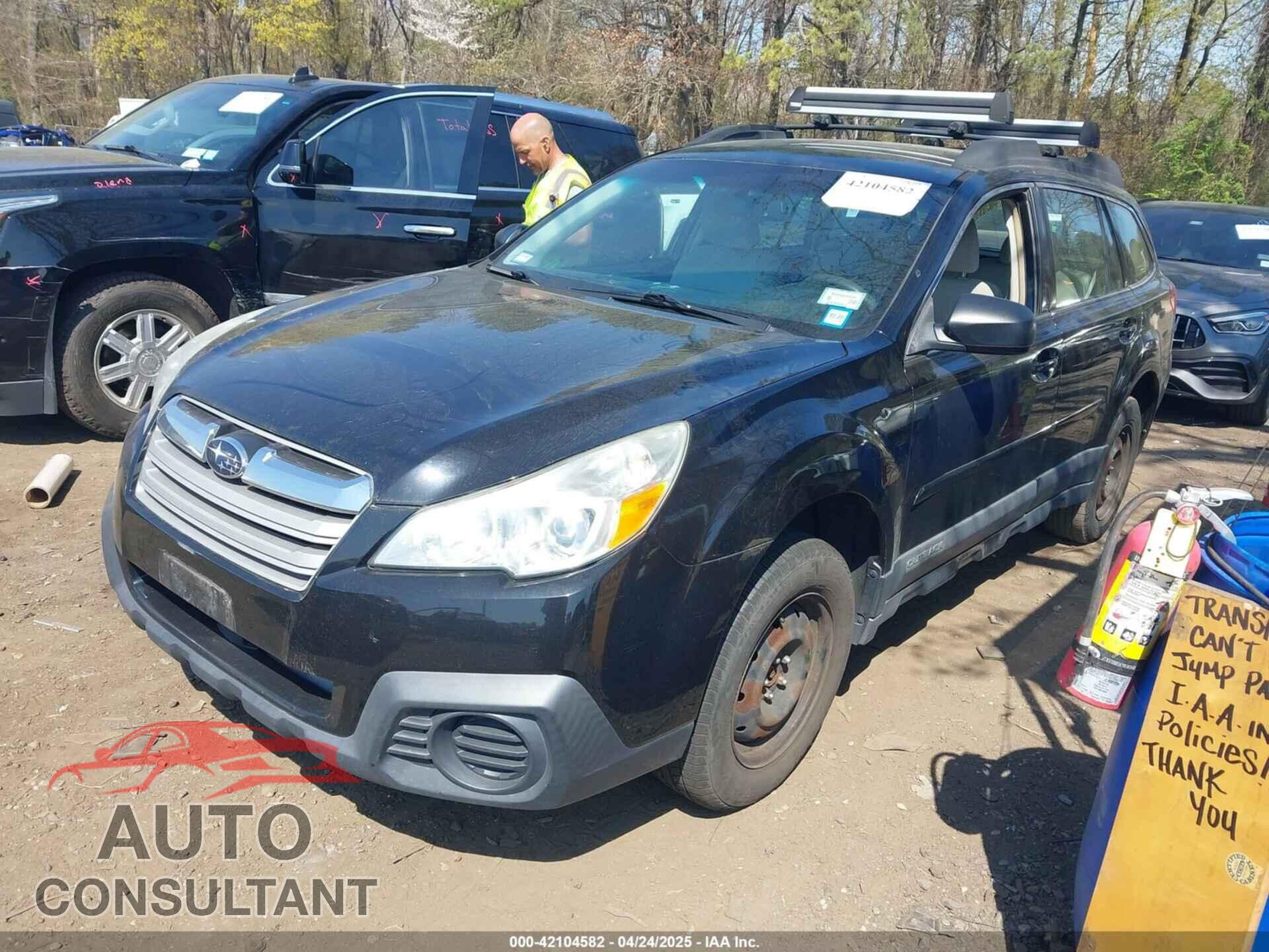 SUBARU OUTBACK 2013 - 4S4BRBAC9D3265745
