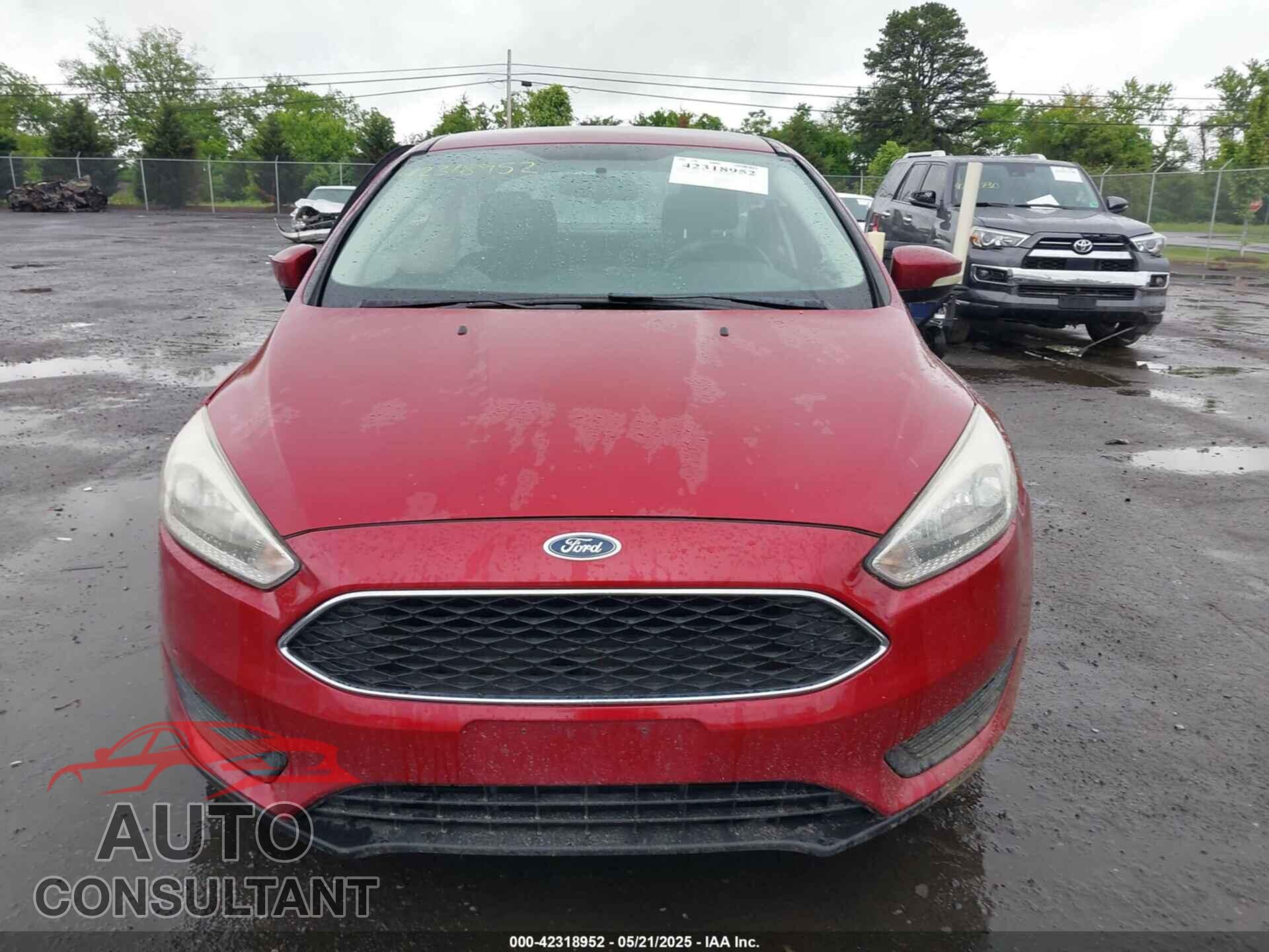 FORD FOCUS 2016 - 1FADP3F2XGL279219
