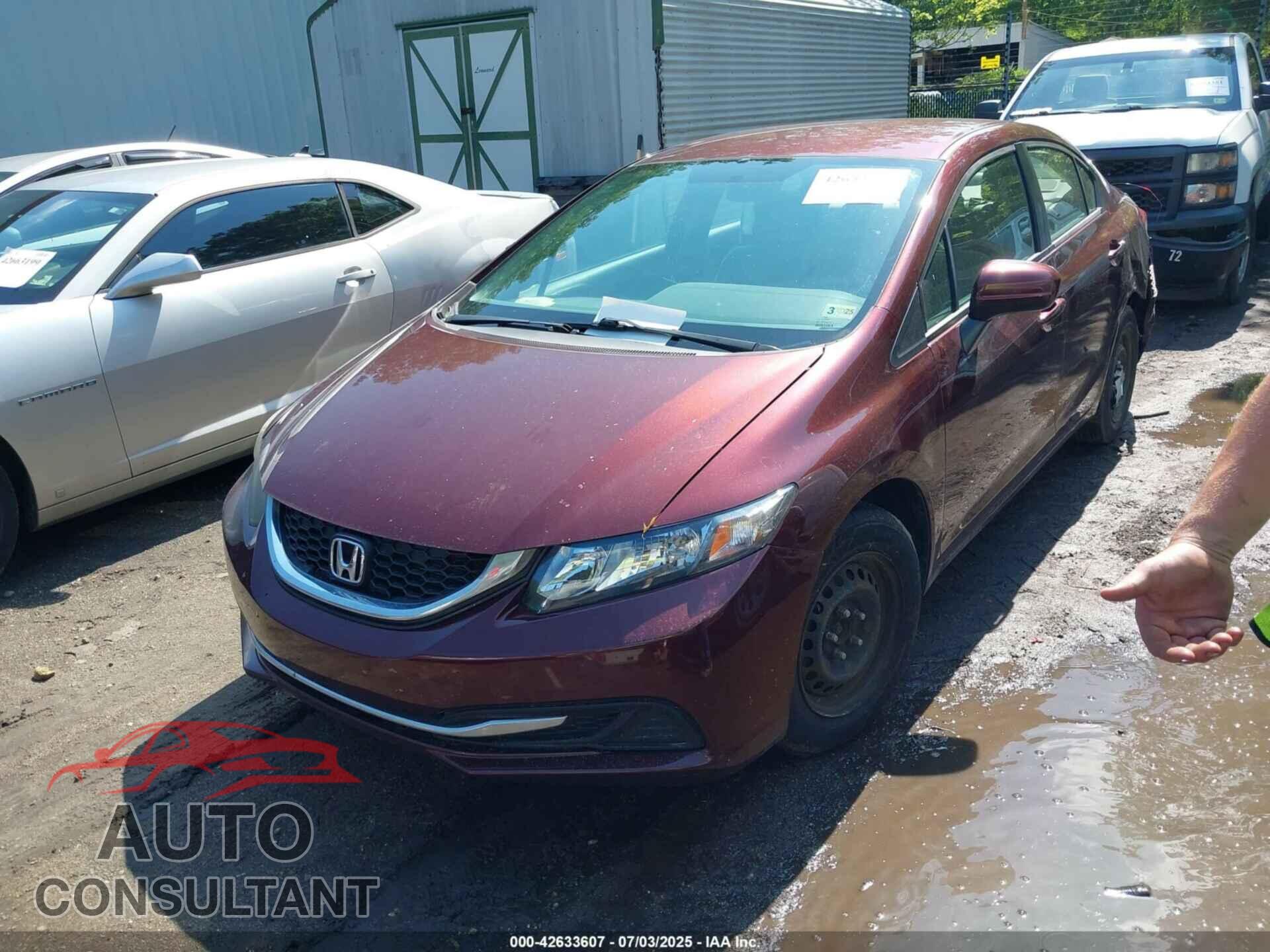 HONDA CIVIC 2014 - 19XFB2F57EE215859