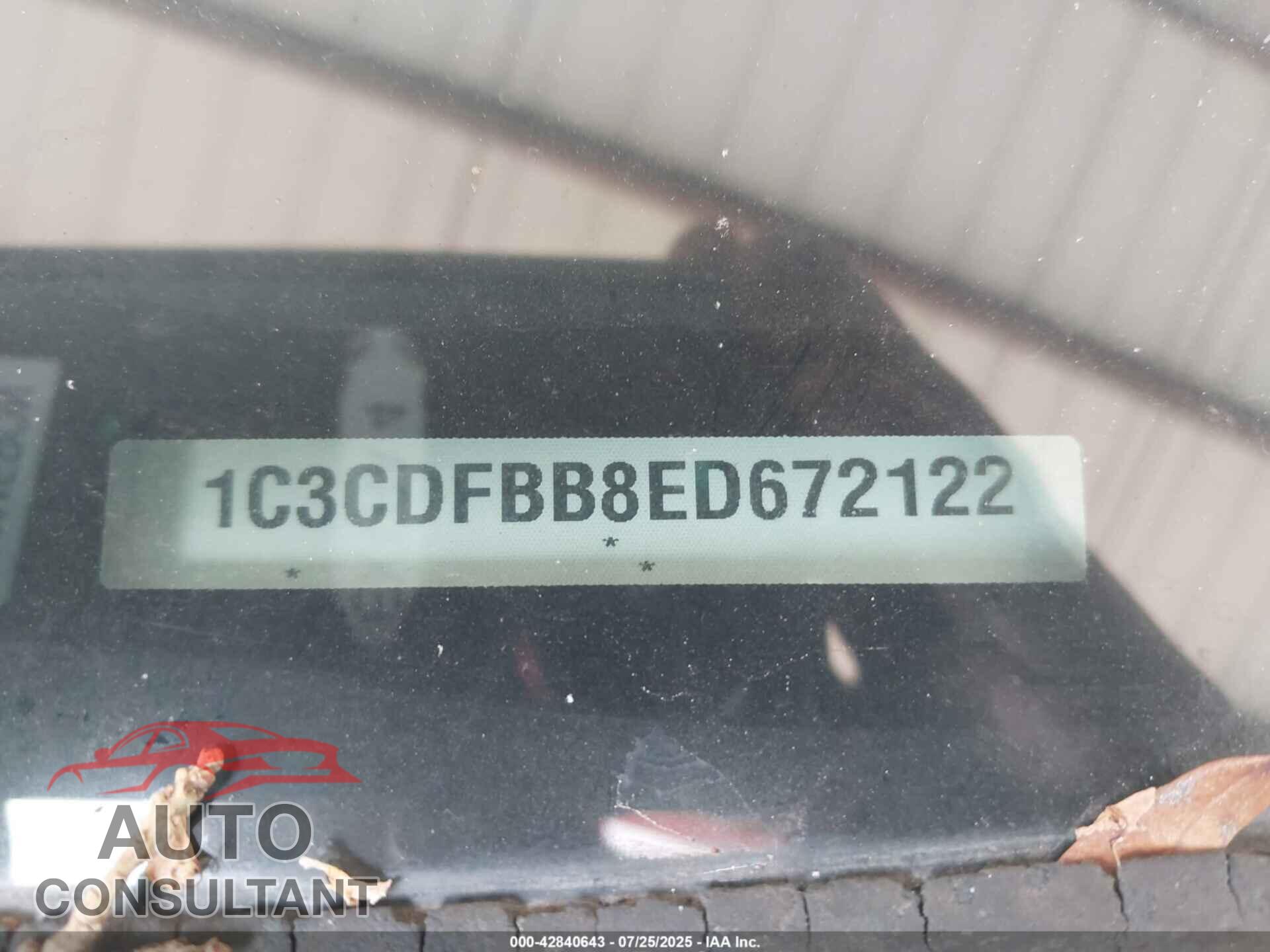 DODGE DART 2014 - 1C3CDFBB8ED672122