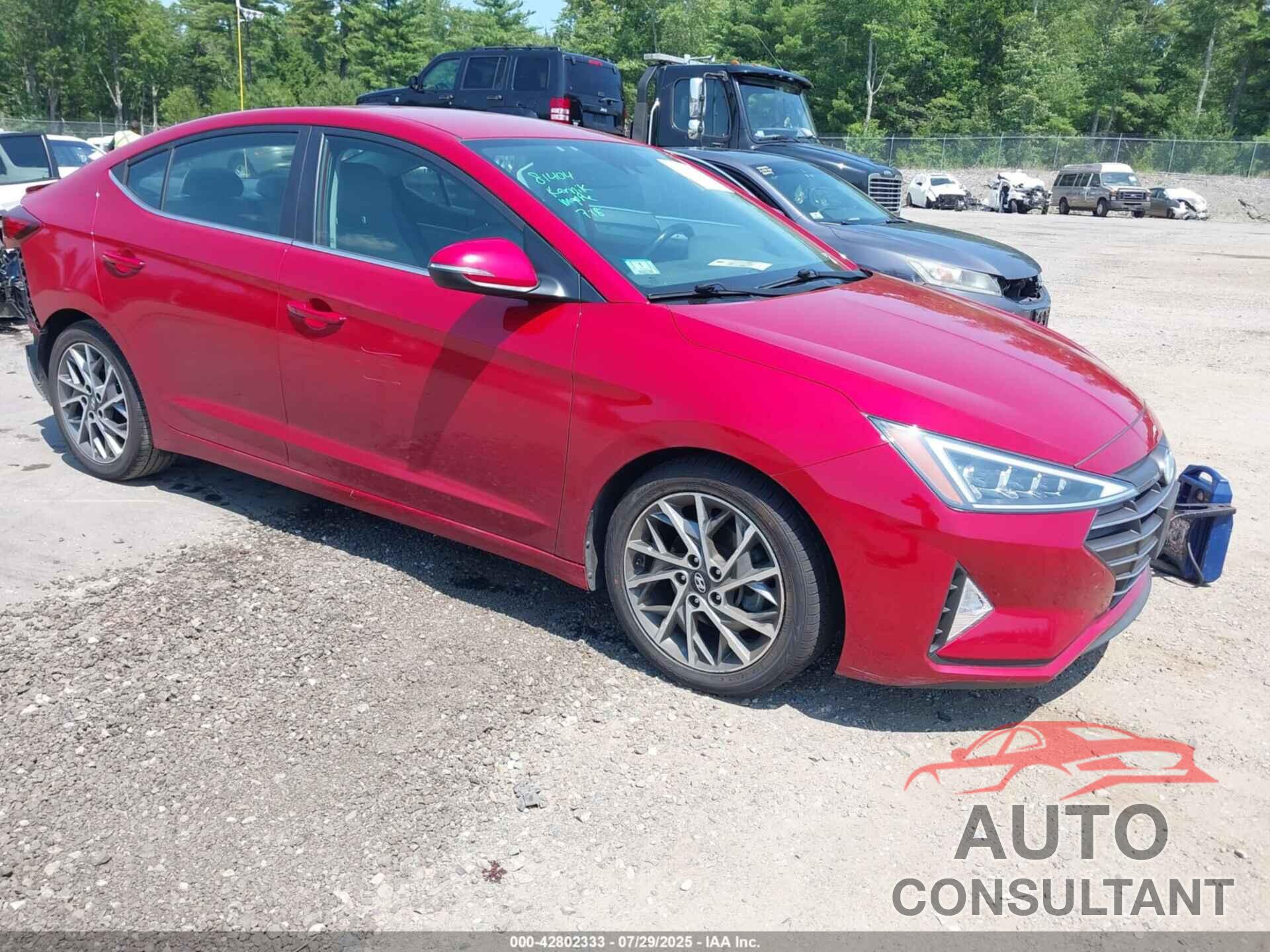 HYUNDAI ELANTRA 2019 - KMHD84LF5KU792980