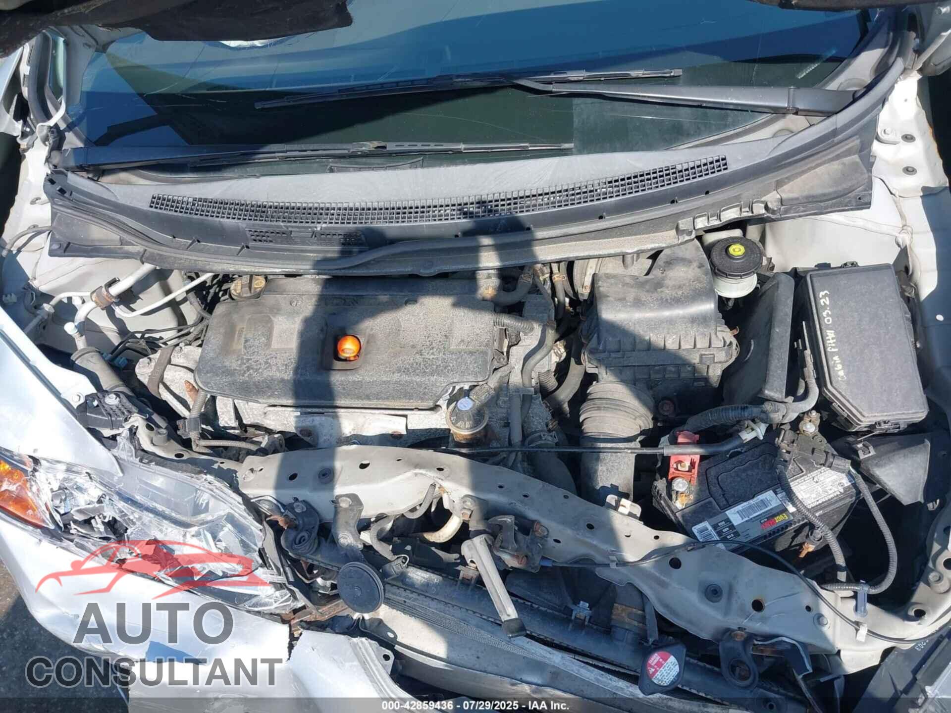 HONDA CIVIC 2012 - 2HGFB2F83CH554549