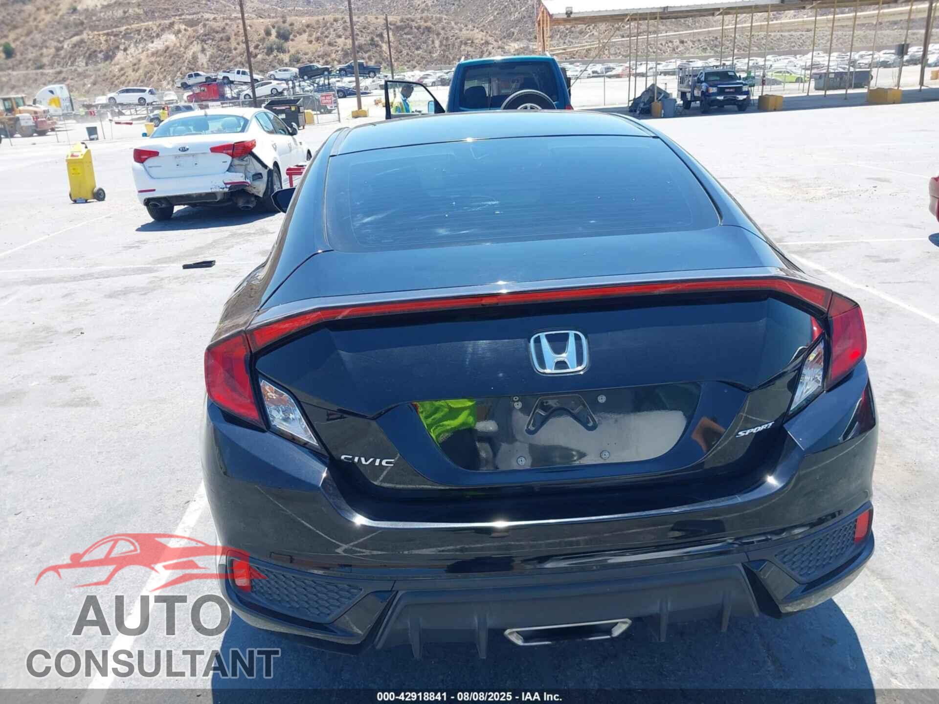 HONDA CIVIC 2019 - 2HGFC4B85KH309474