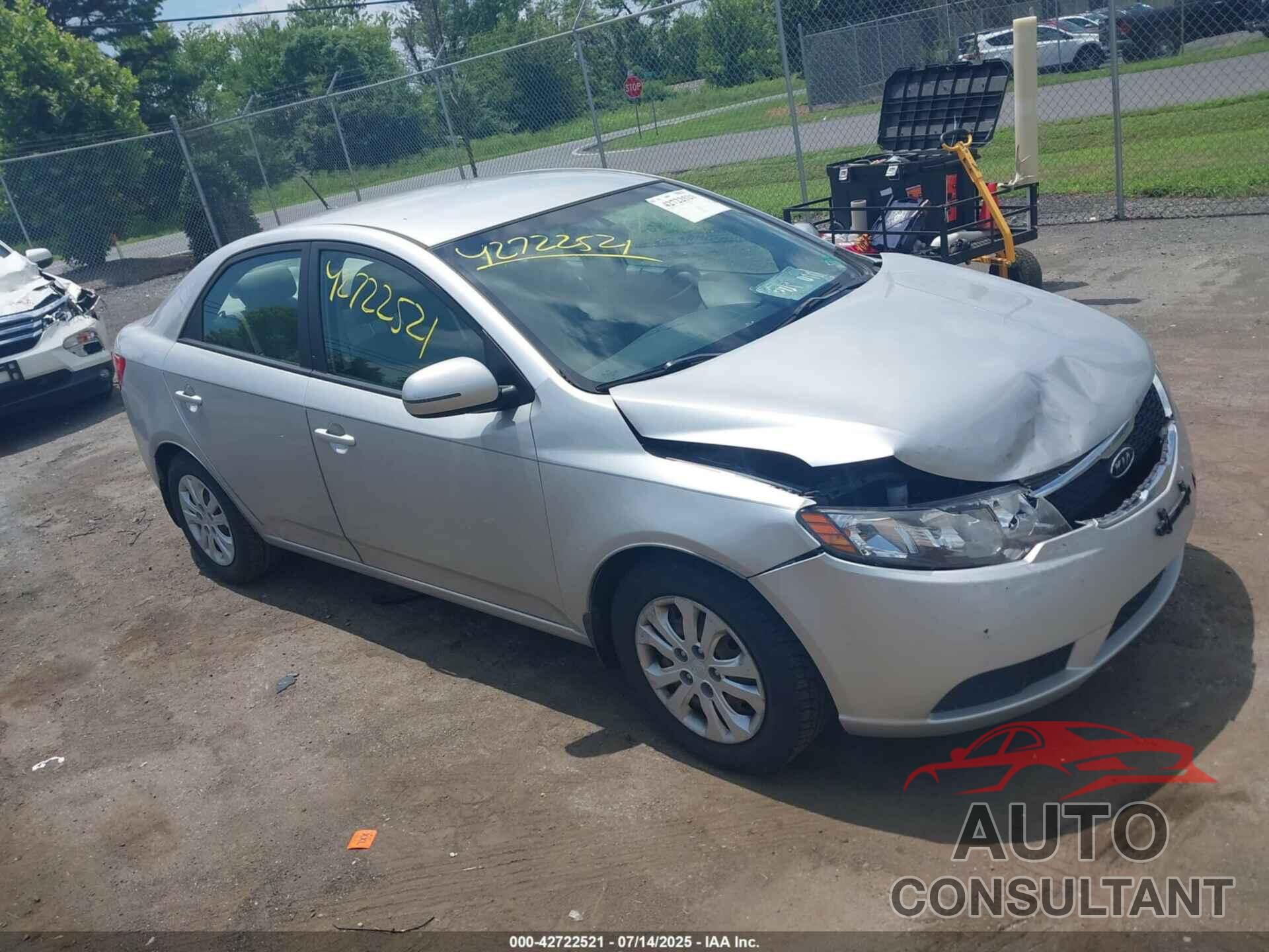 KIA FORTE 2012 - KNAFU4A27C5554050