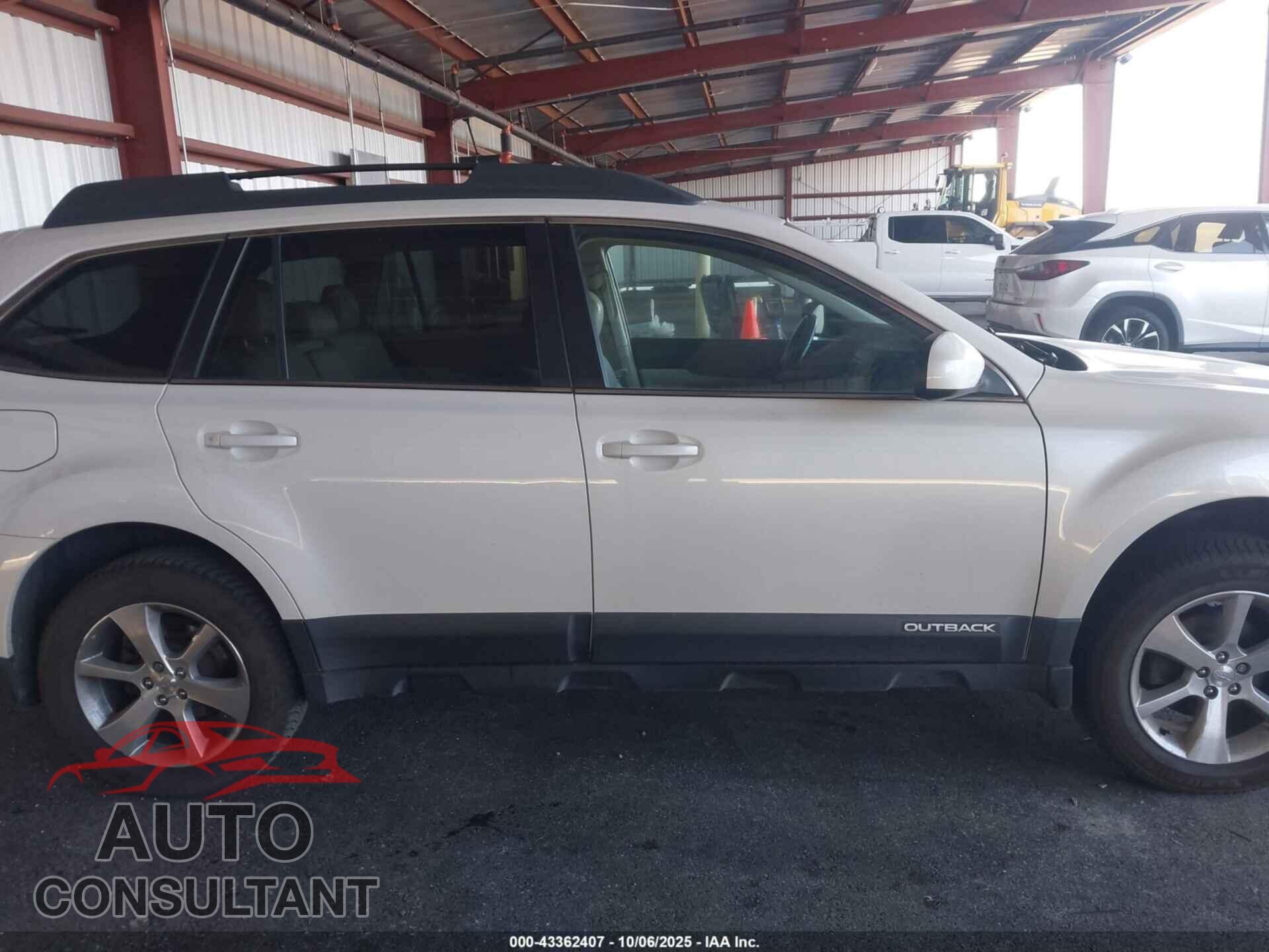 SUBARU OUTBACK 2014 - 4S4BRBLC8E3262219