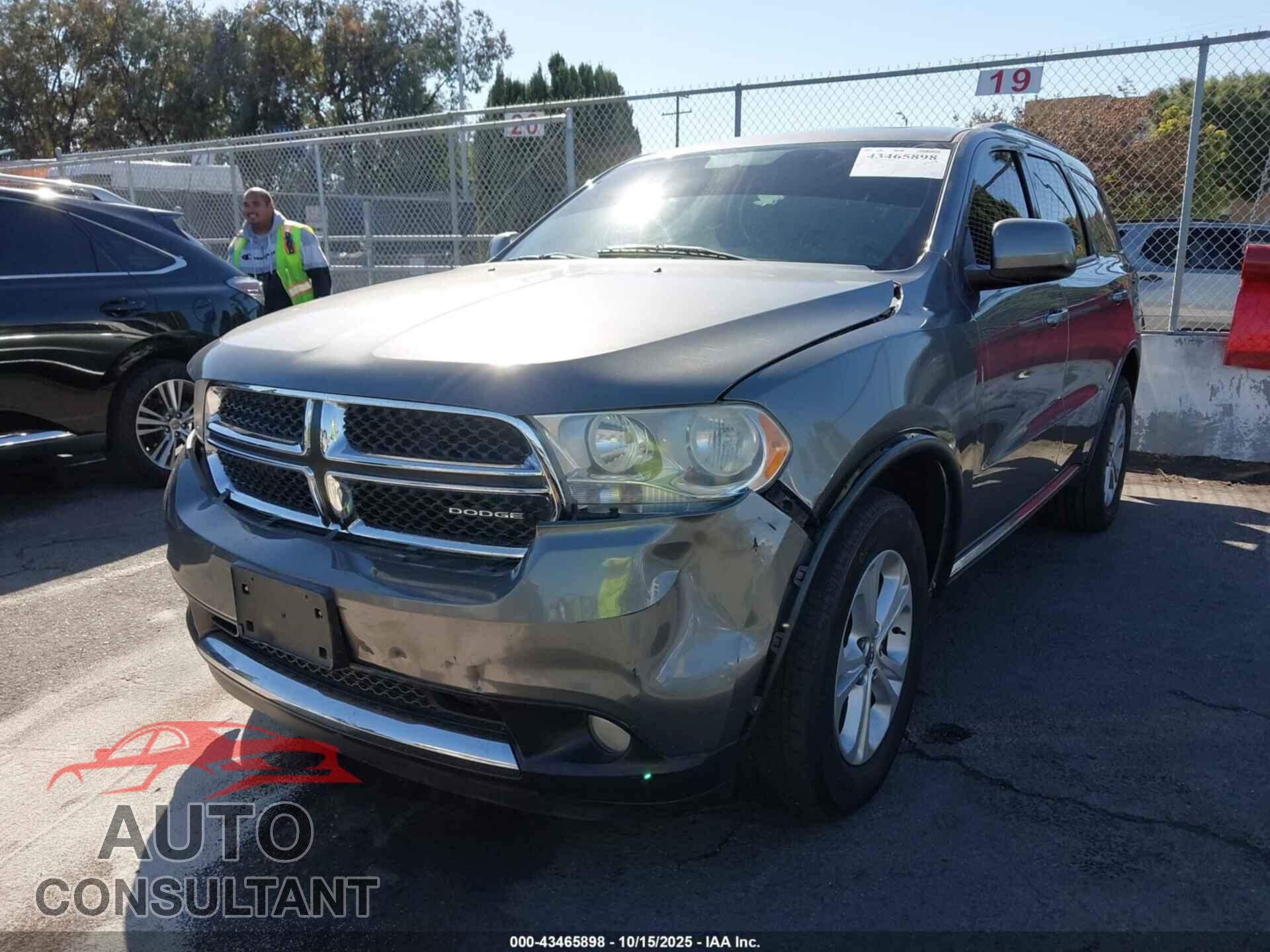 DODGE DURANGO 2012 - 1C4RDHAG6CC108857