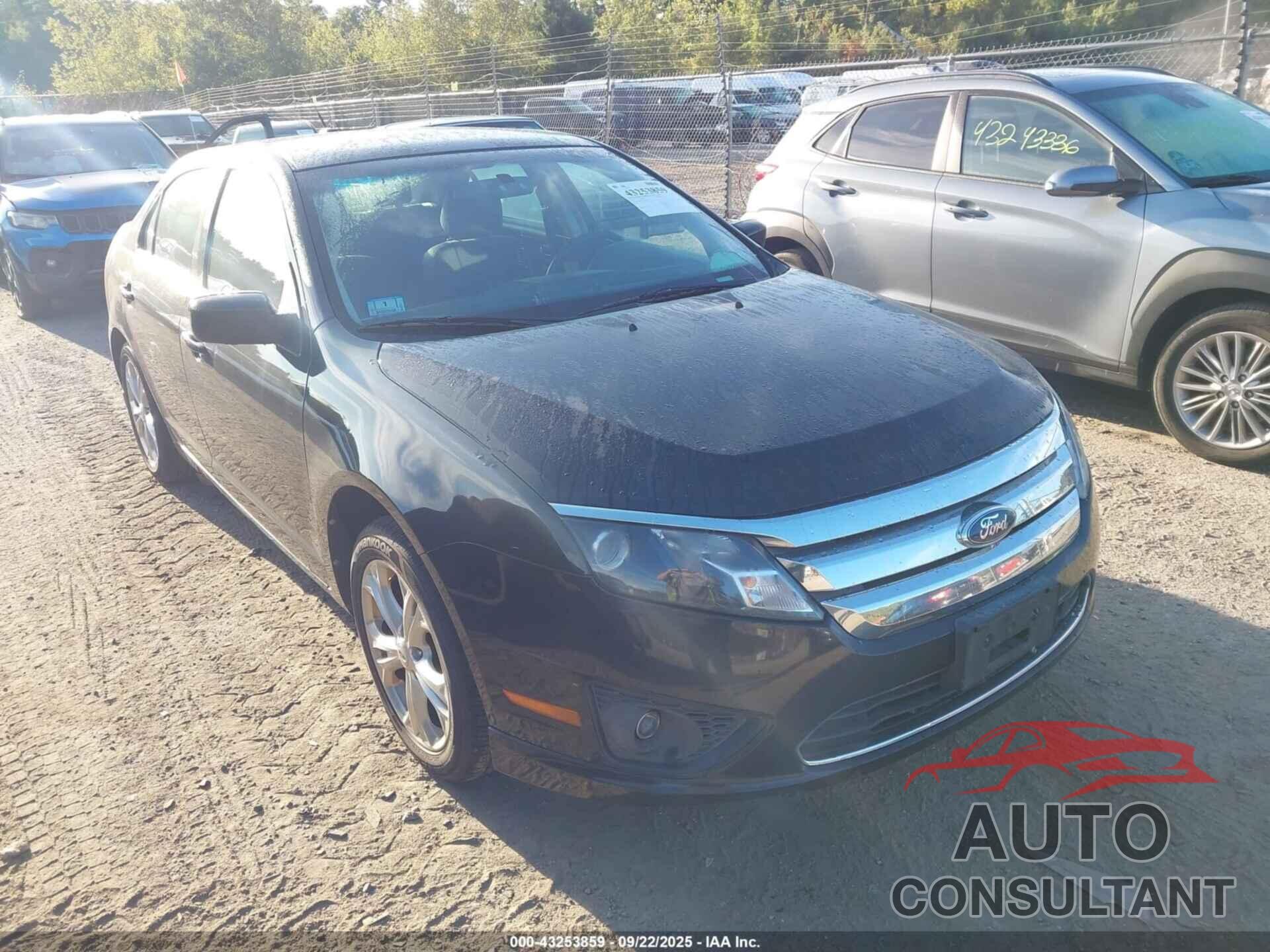 FORD FUSION 2012 - 3FAHP0HA1CR345043