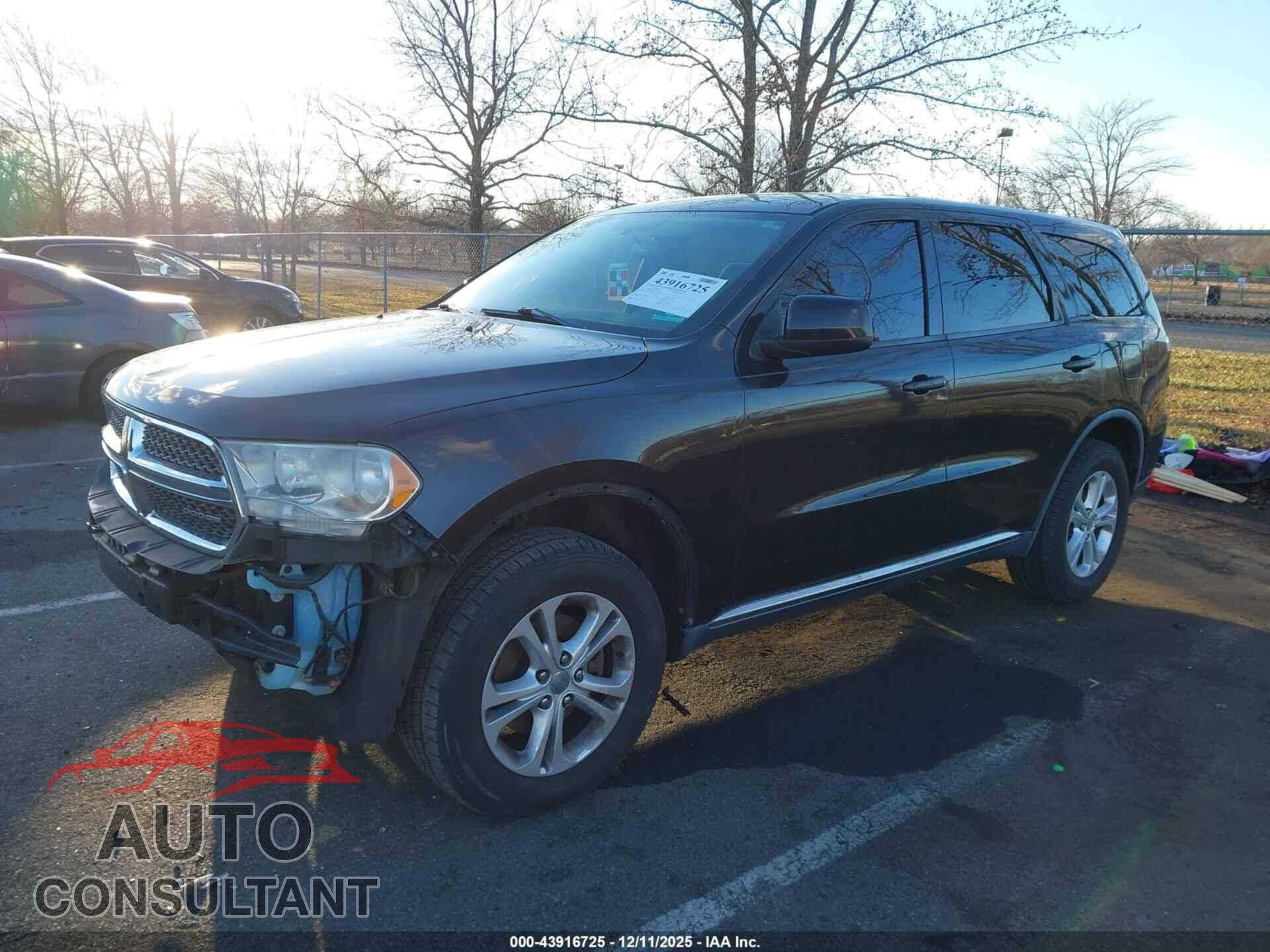 DODGE DURANGO 2012 - 1C4RDJAGXCC196920
