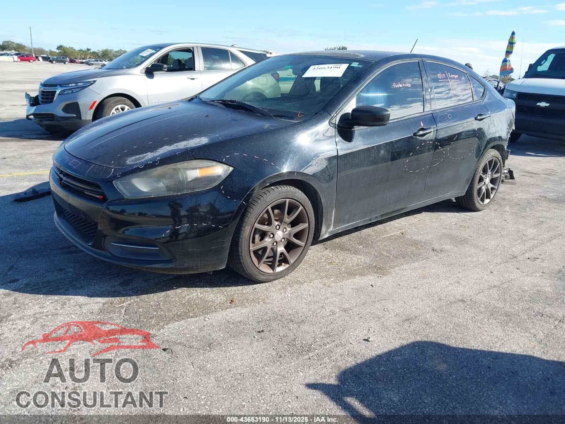 DODGE DART 2015 - 1C3CDFAA6FD392452