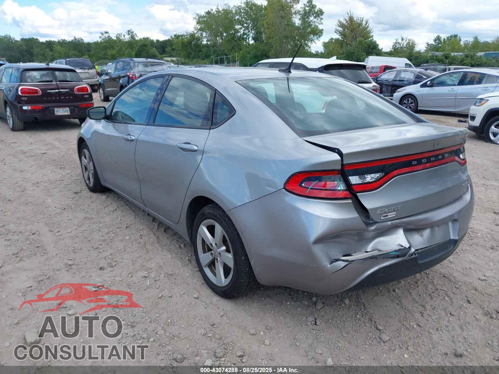 DODGE DART 2015 - 1C3CDFBB4FD144501
