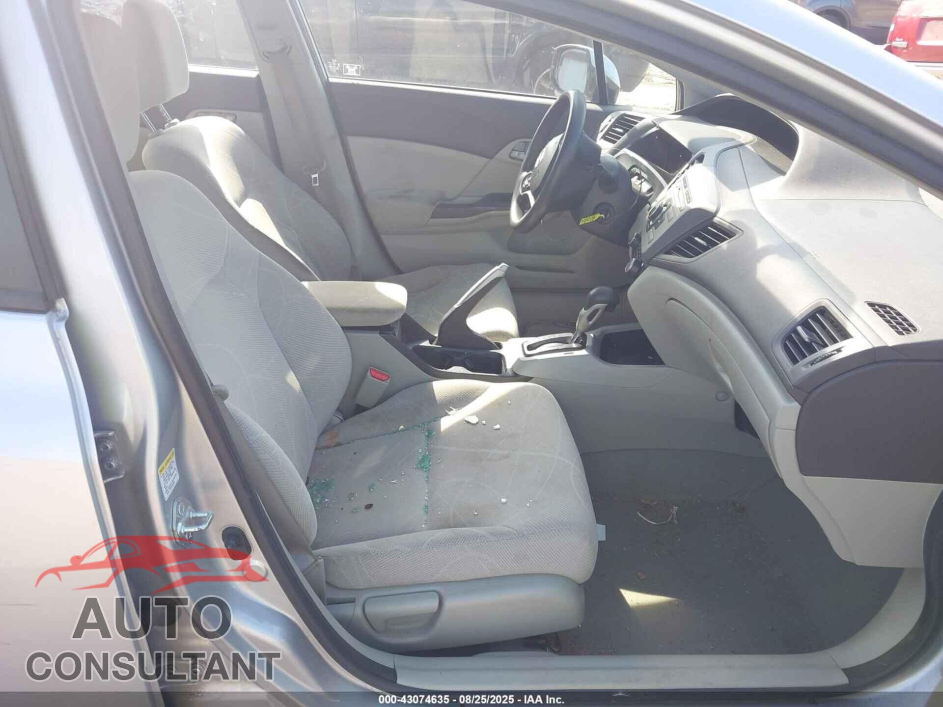 HONDA CIVIC 2012 - JHMFB2F52CS000625