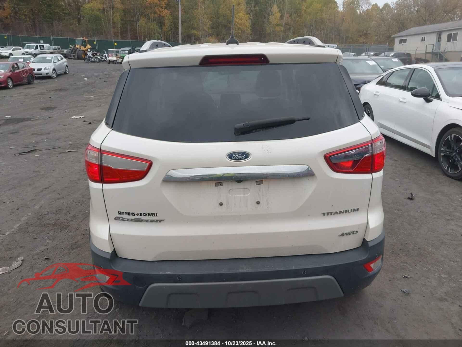 FORD ECOSPORT 2019 - MAJ6S3KL5KC302422