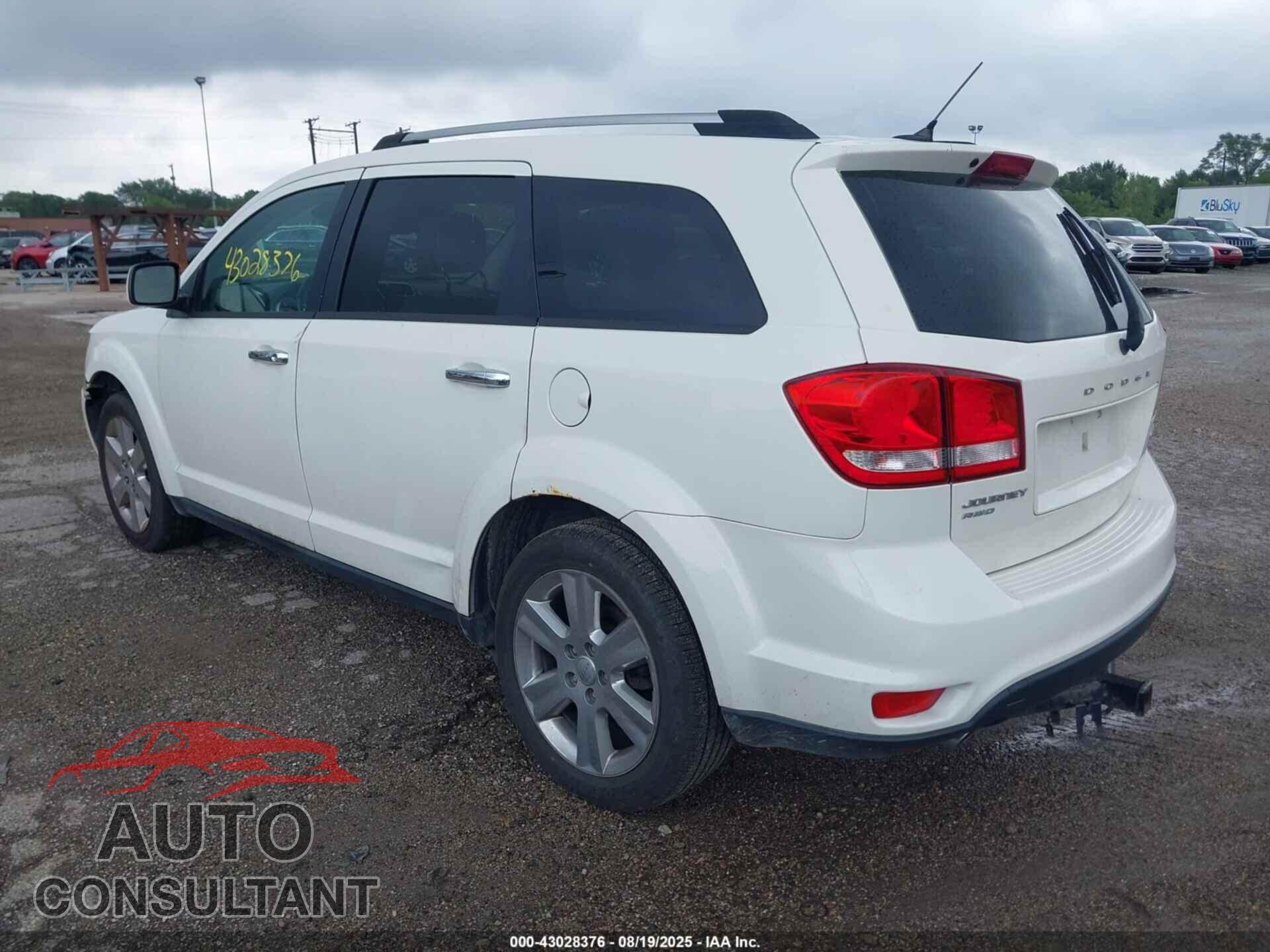 DODGE JOURNEY 2012 - 3C4PDDDG0CT205875