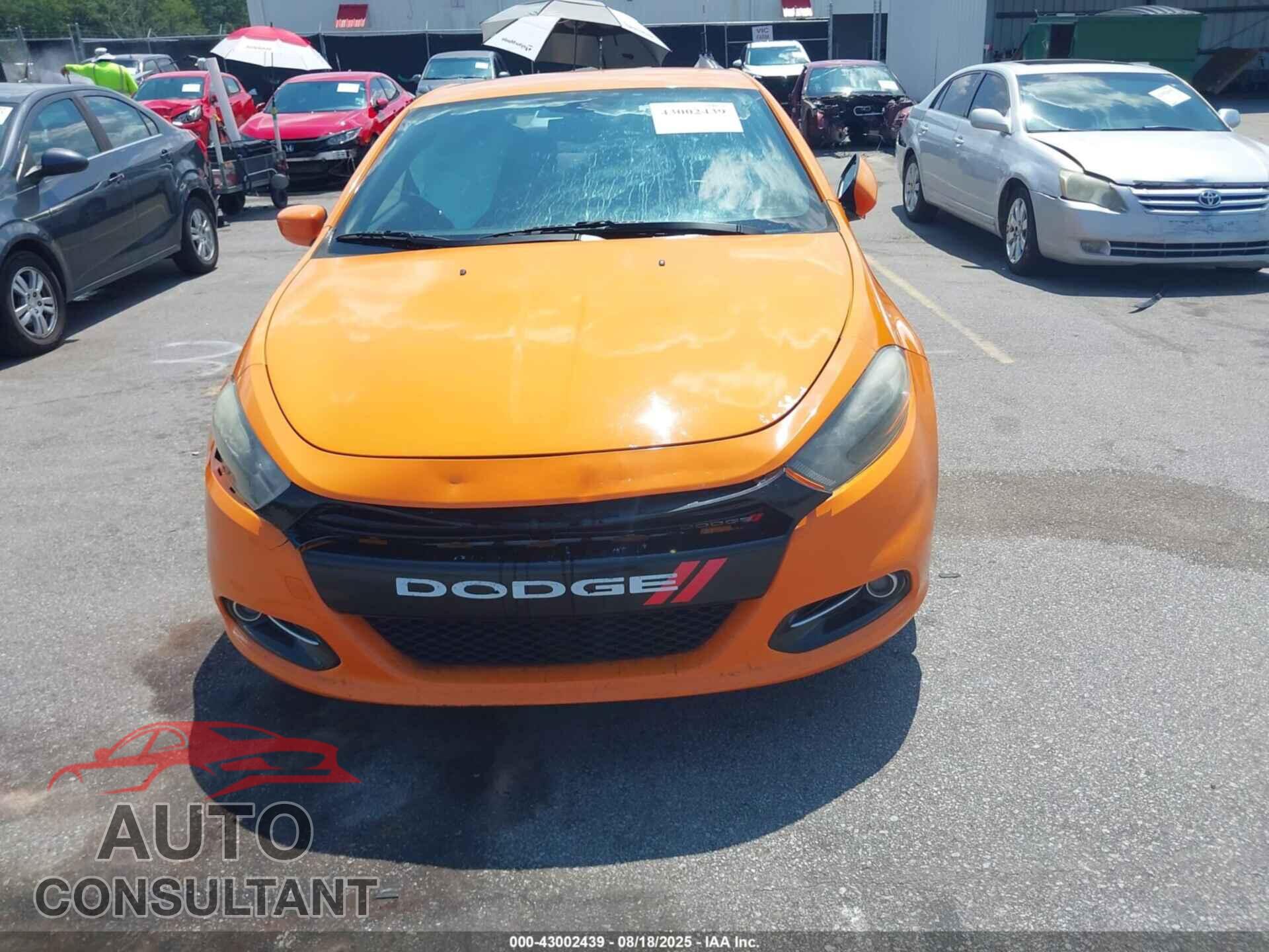 DODGE DART 2014 - 1C3CDFBB2ED825416