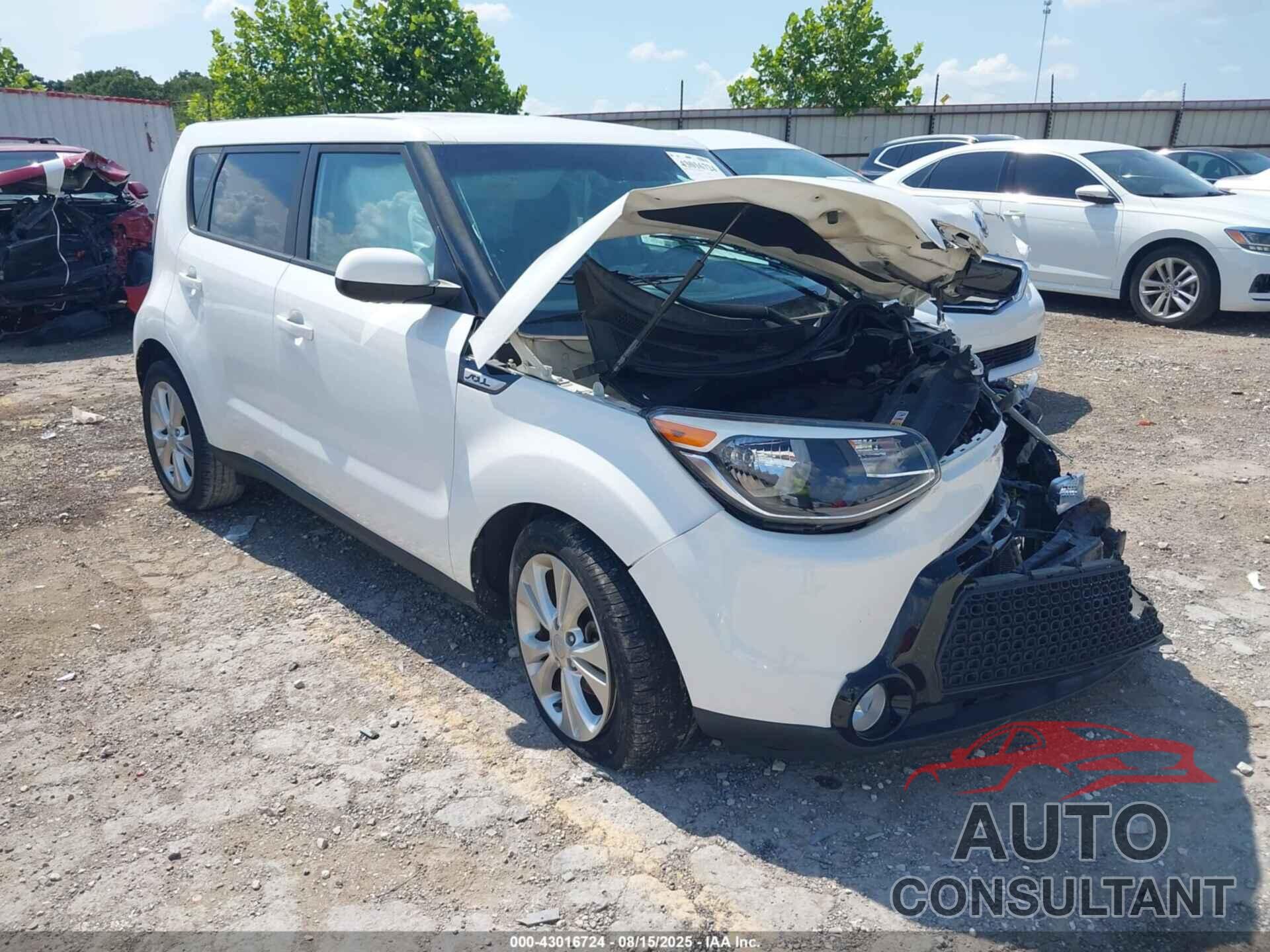 KIA SOUL 2016 - KNDJP3A52G7291792