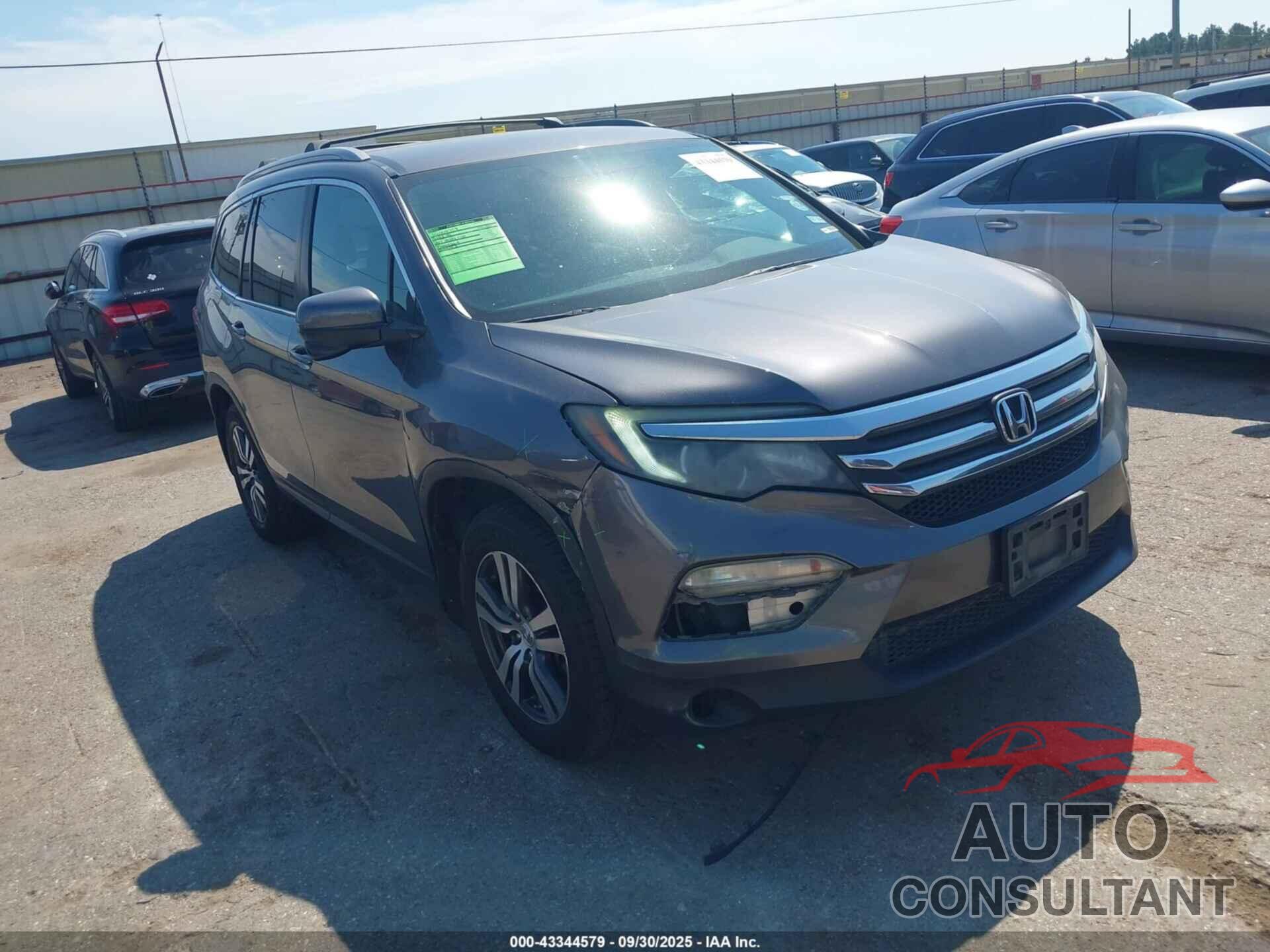 HONDA PILOT 2017 - 5FNYF5H32HB041210