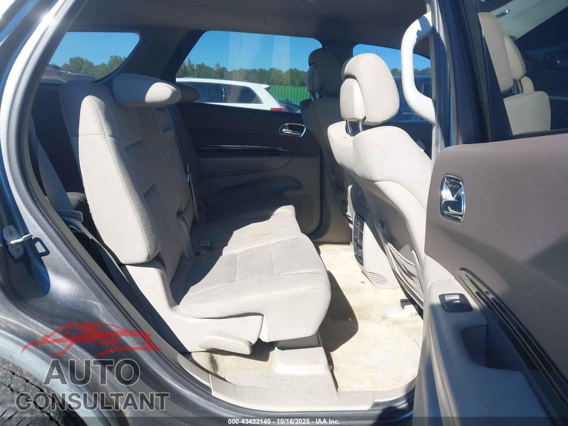 DODGE DURANGO 2011 - 1D4RD4GG3BC725019