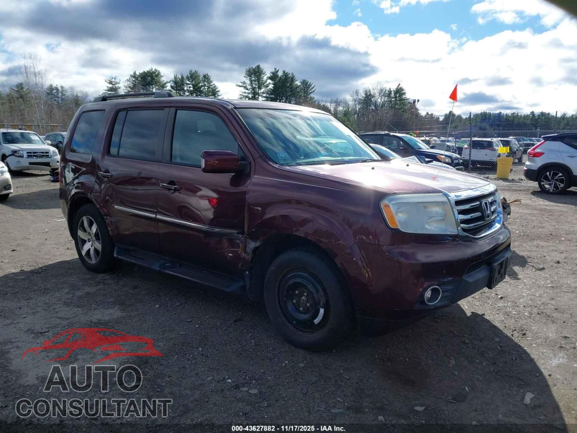 HONDA PILOT 2012 - 5FNYF4H92CB014869