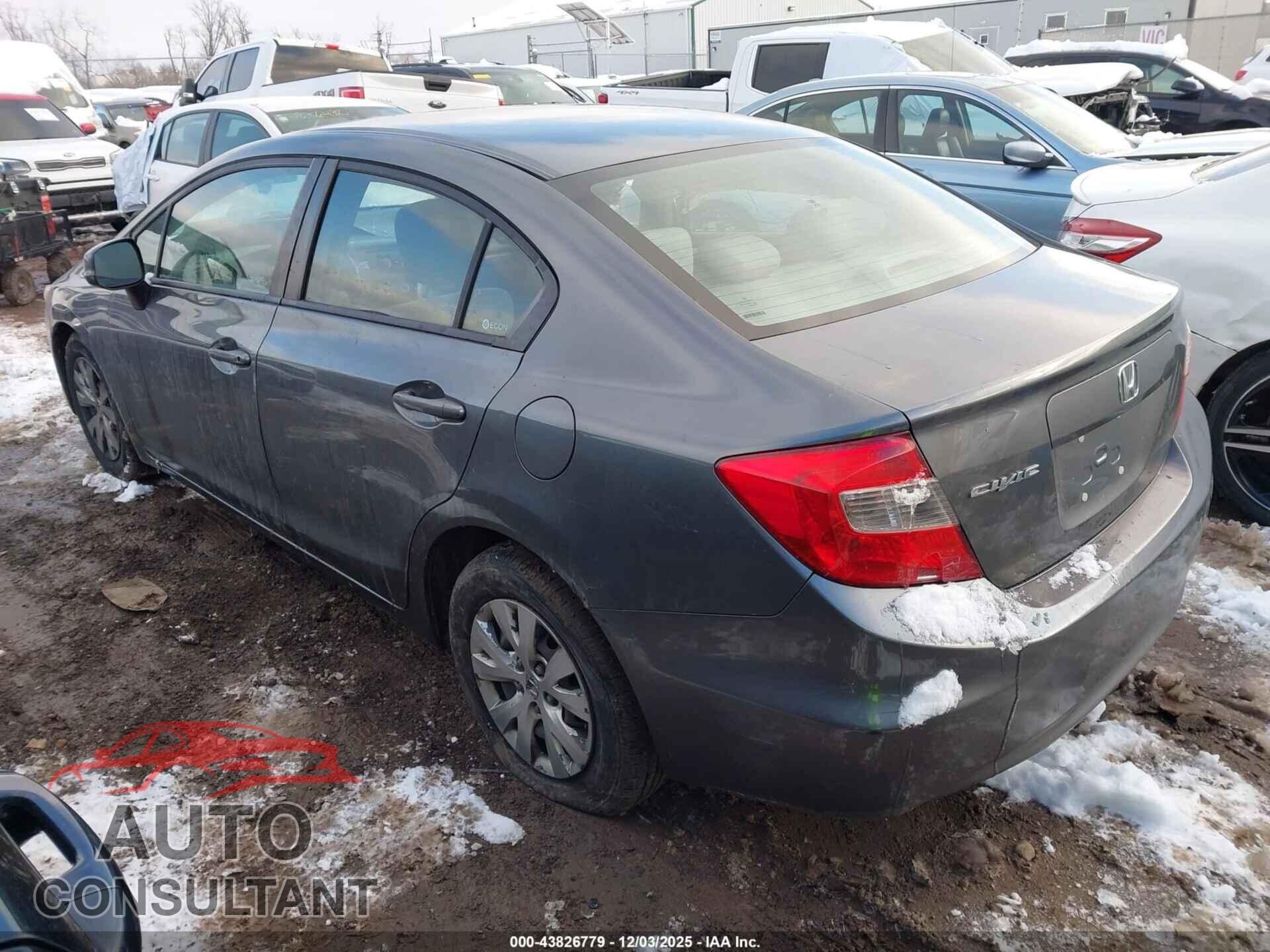 HONDA CIVIC 2012 - 19XFB2F53CE000783