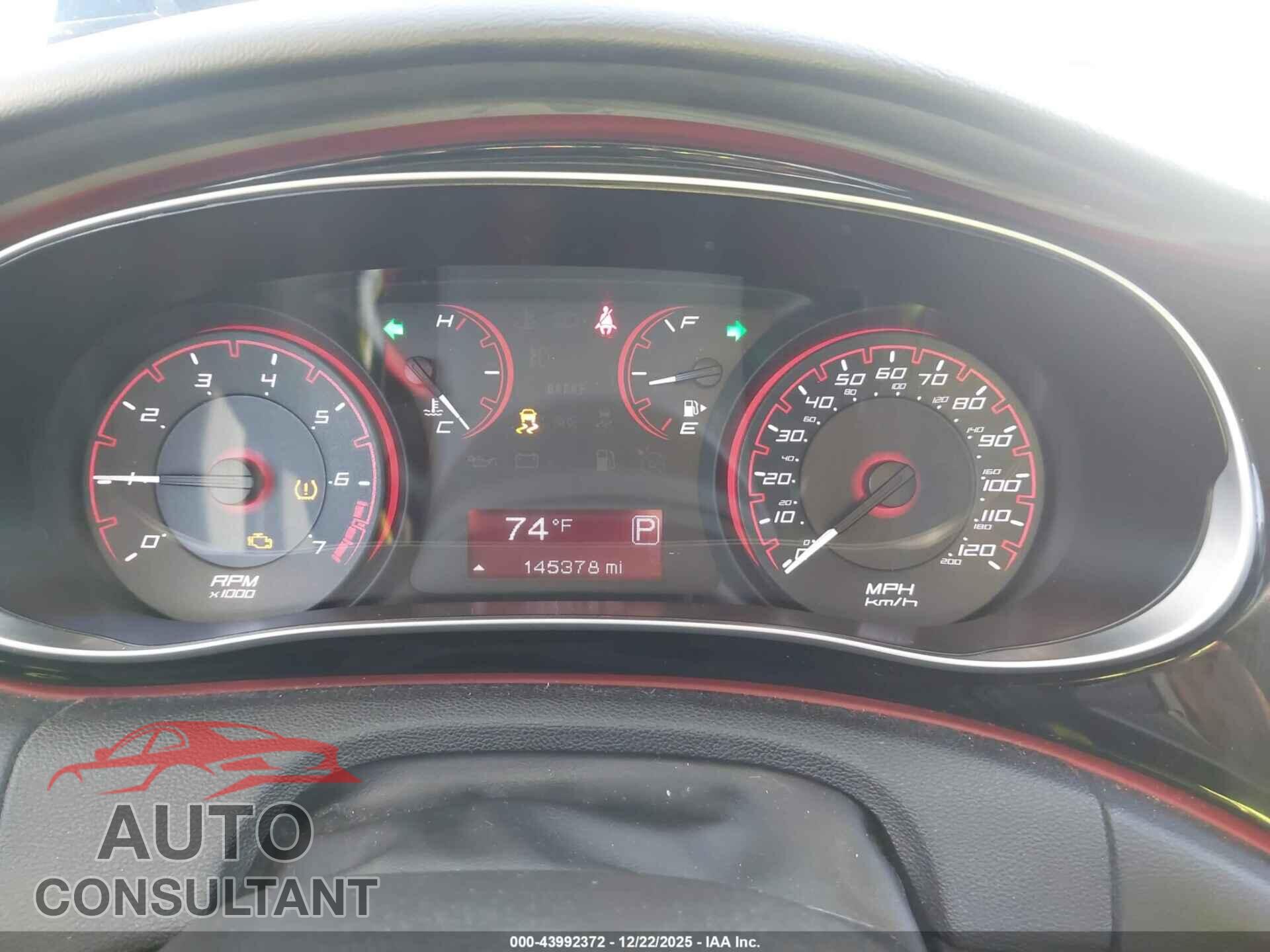DODGE DART 2015 - 1C3CDFBB8FD236792