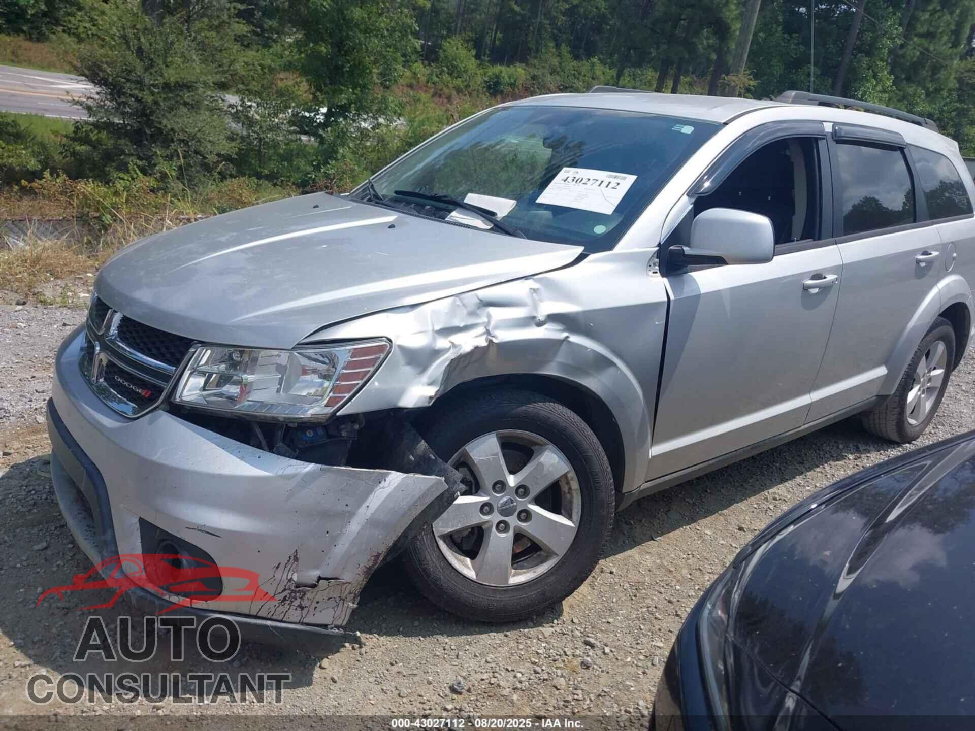 DODGE JOURNEY 2012 - 3C4PDCBG4CT336725