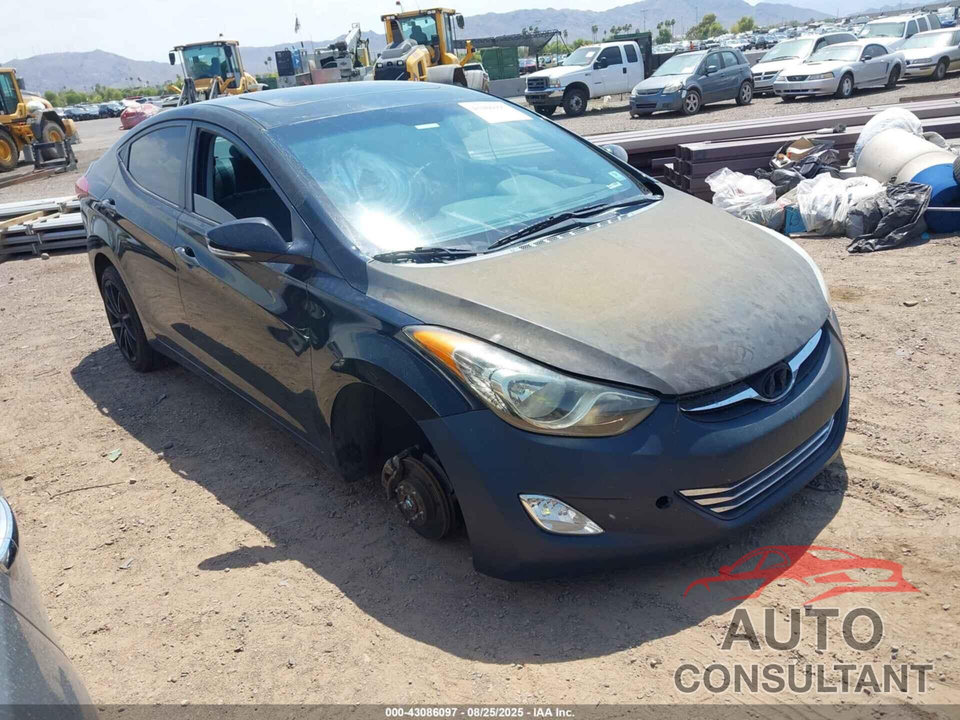 HYUNDAI ELANTRA 2012 - KMHDH4AE3CU185794