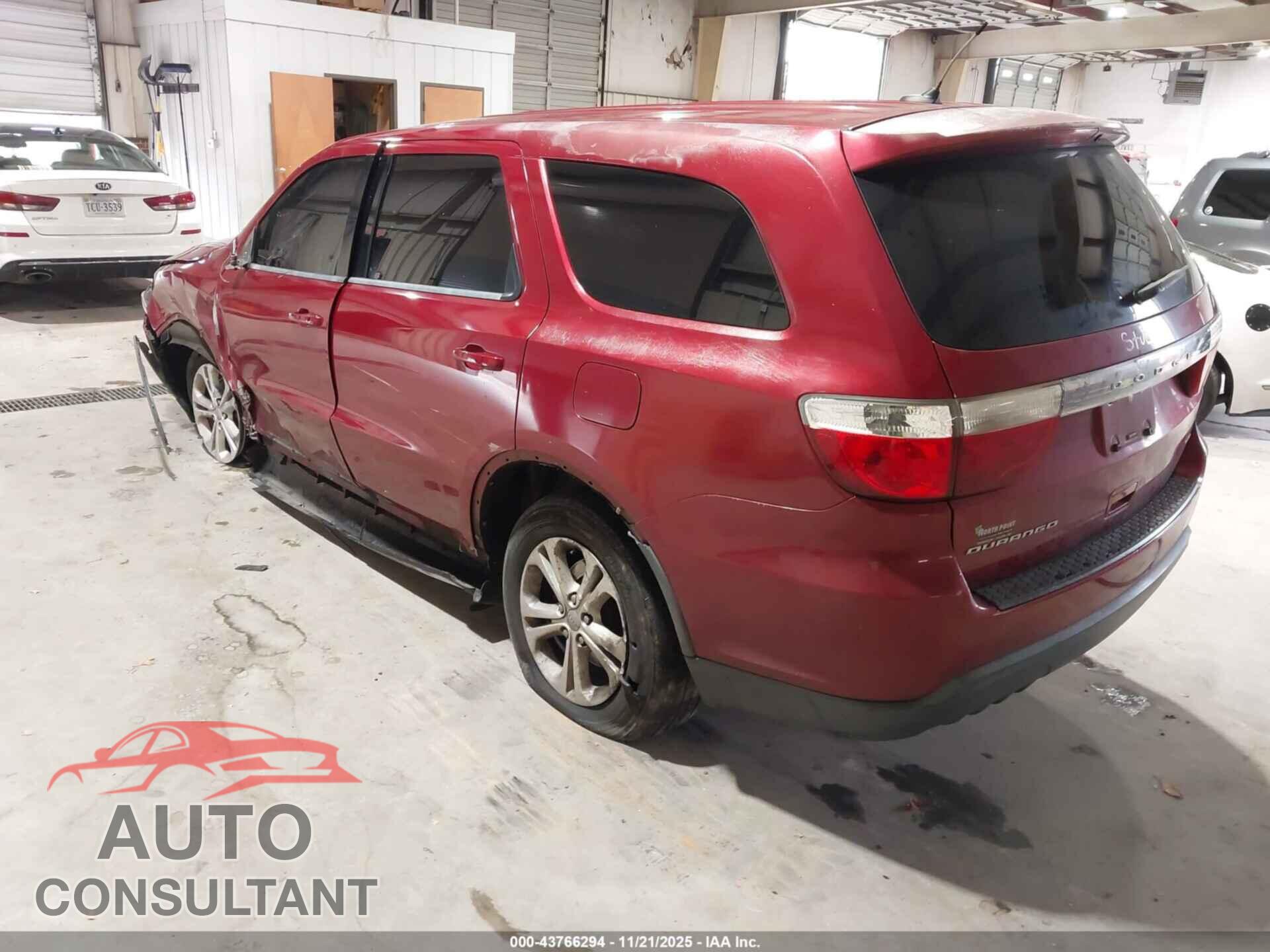 DODGE DURANGO 2013 - 1C4RDJAG9DC535734