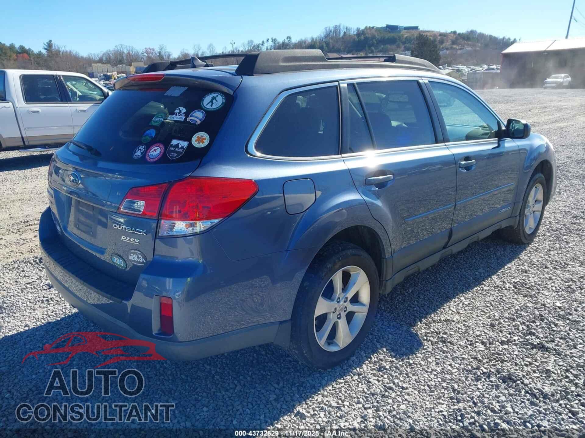 SUBARU OUTBACK 2014 - 4S4BRBLC2E3302536