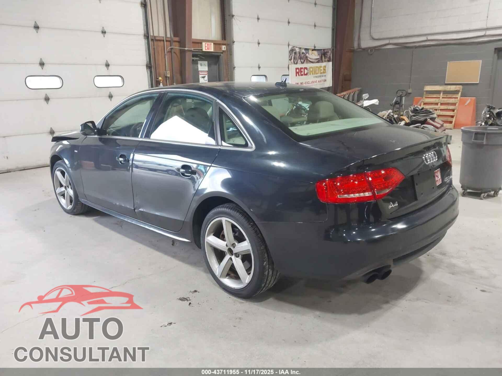AUDI A4 2012 - WAUFFAFL2CA113251