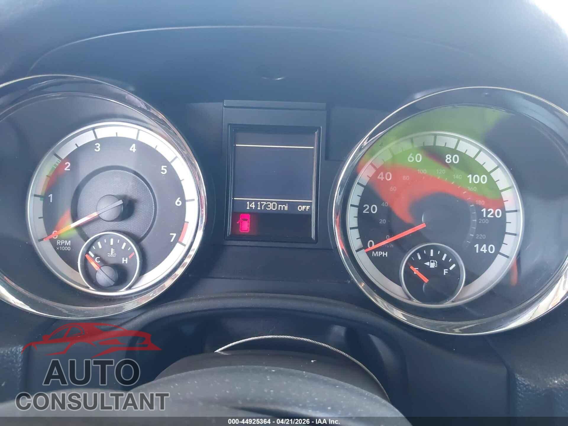 DODGE DURANGO 2013 - 1C4RDHAGXDC692665