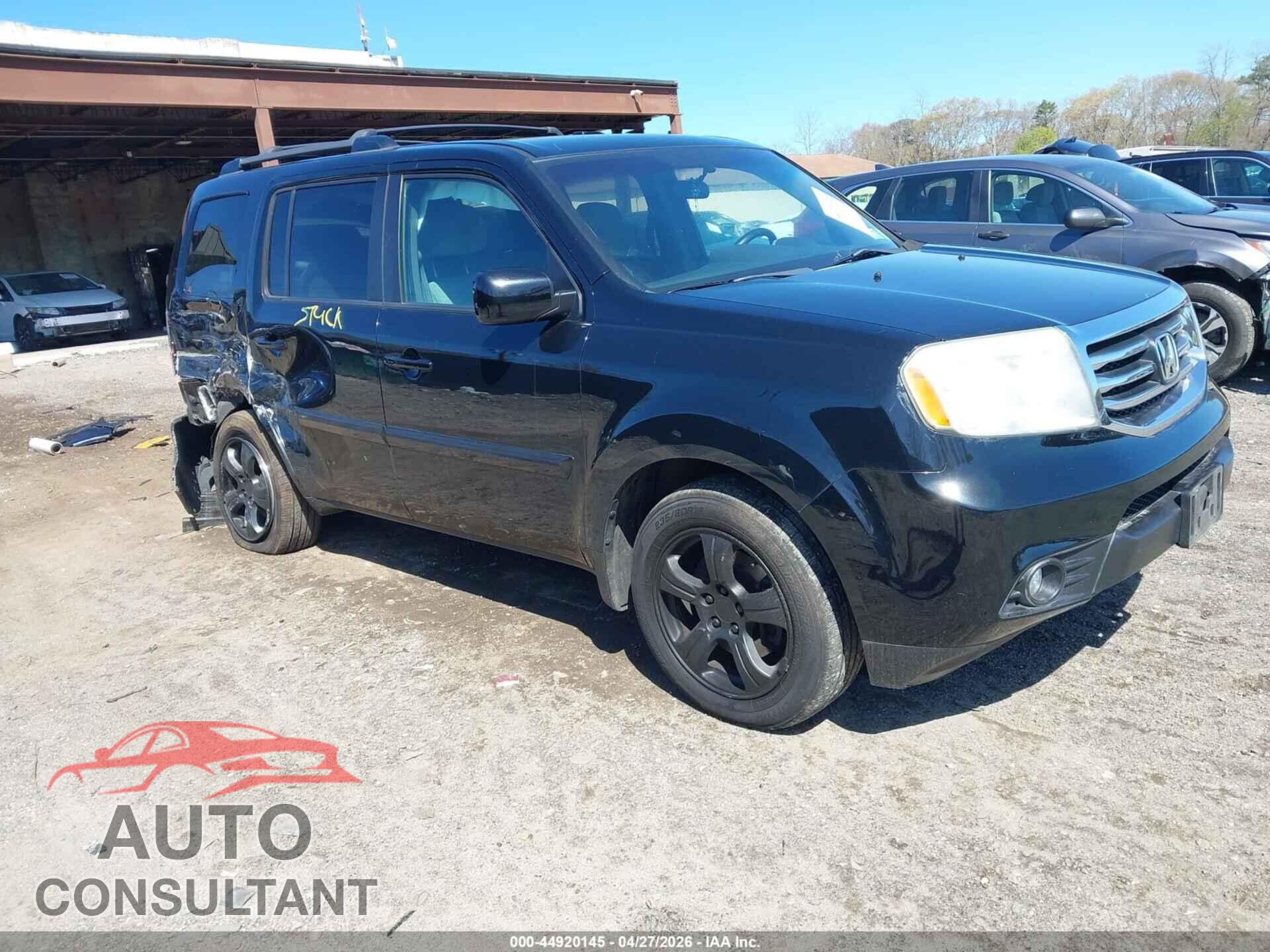 HONDA PILOT 2013 - 5FNYF4H44DB079938