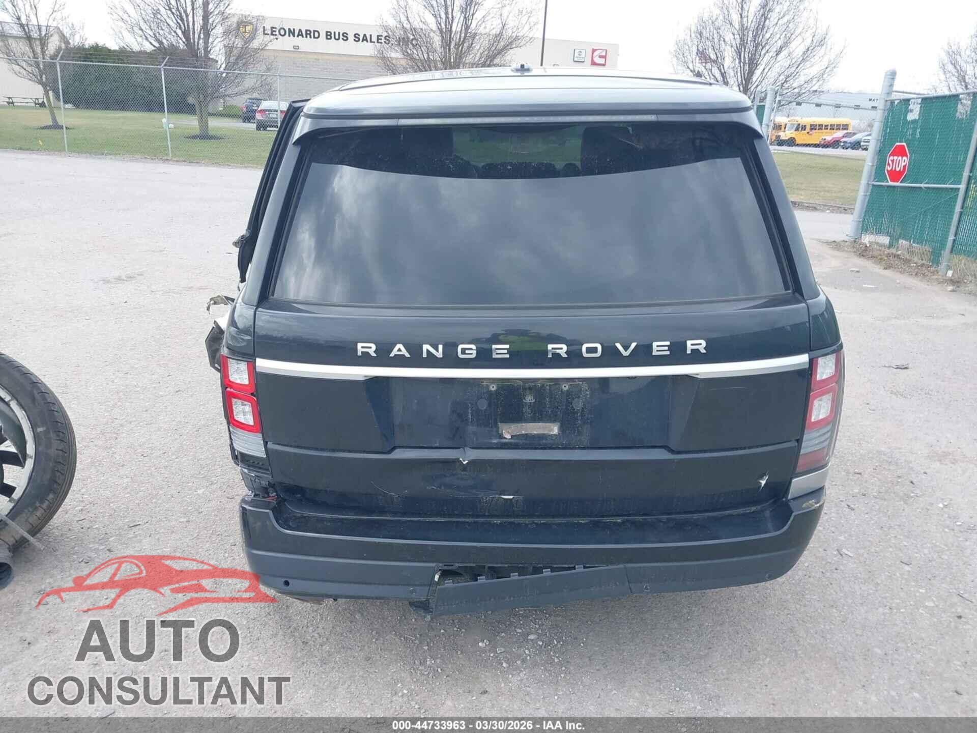 LAND ROVER RANGE ROVER 2015 - SALGS2VF3FA205759