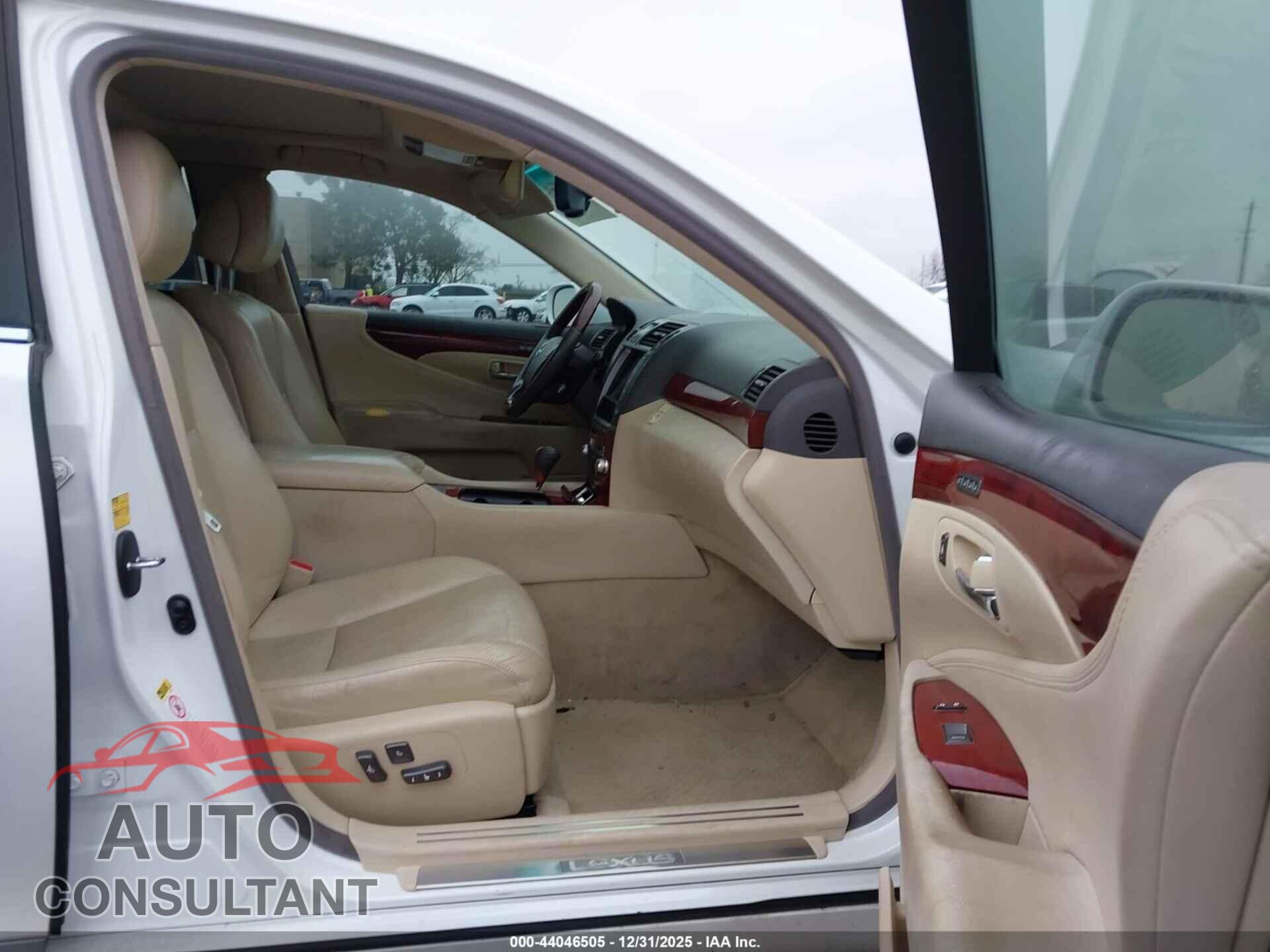 LEXUS LS 460 2012 - JTHGL5EF8C5045404