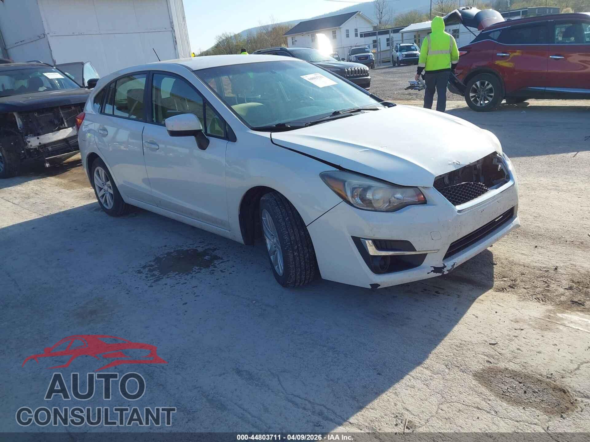 SUBARU IMPREZA 2015 - JF1GPAC63FH257234